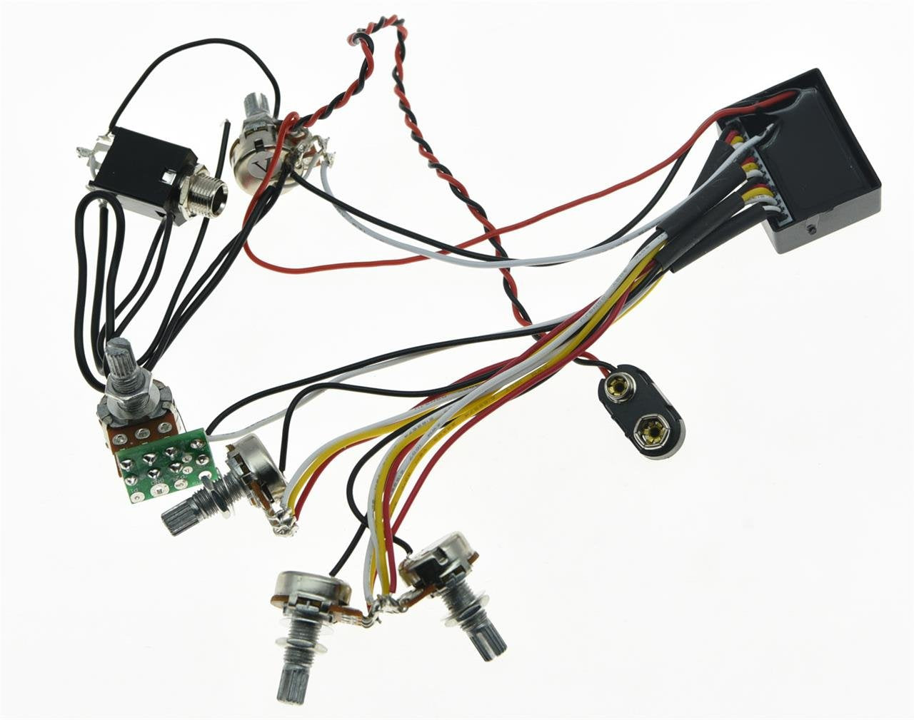 Kaish Pre-Wired 3 Band Active & Passive Eq Equalizer Electric Bass Preamp Circuit