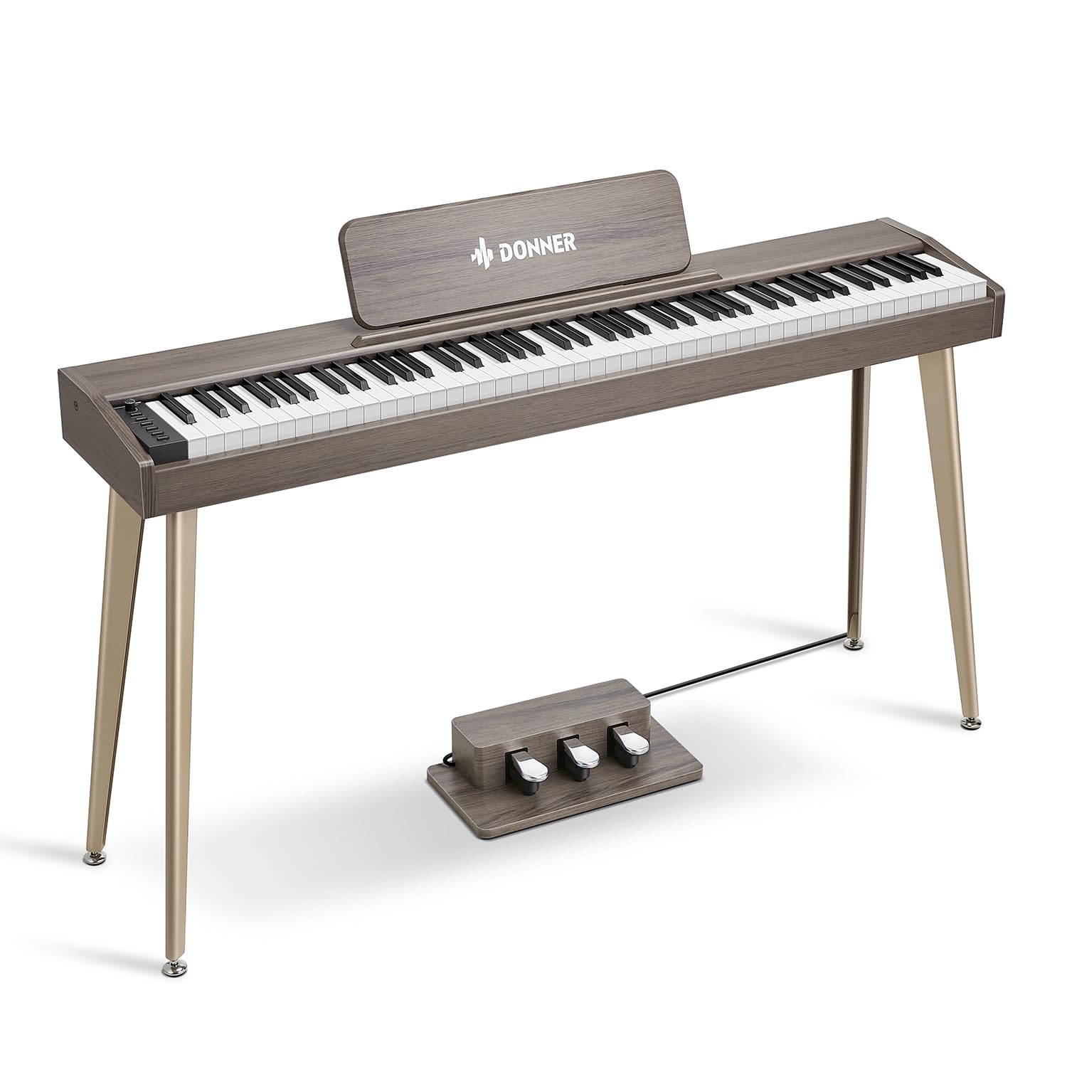 Donner 88 Key Digital Piano Keyboard for Beginner, DDP-60 Electric Piano with 88 Velocity-Sensitive Keys, 128 Voices, 83 Rhythms