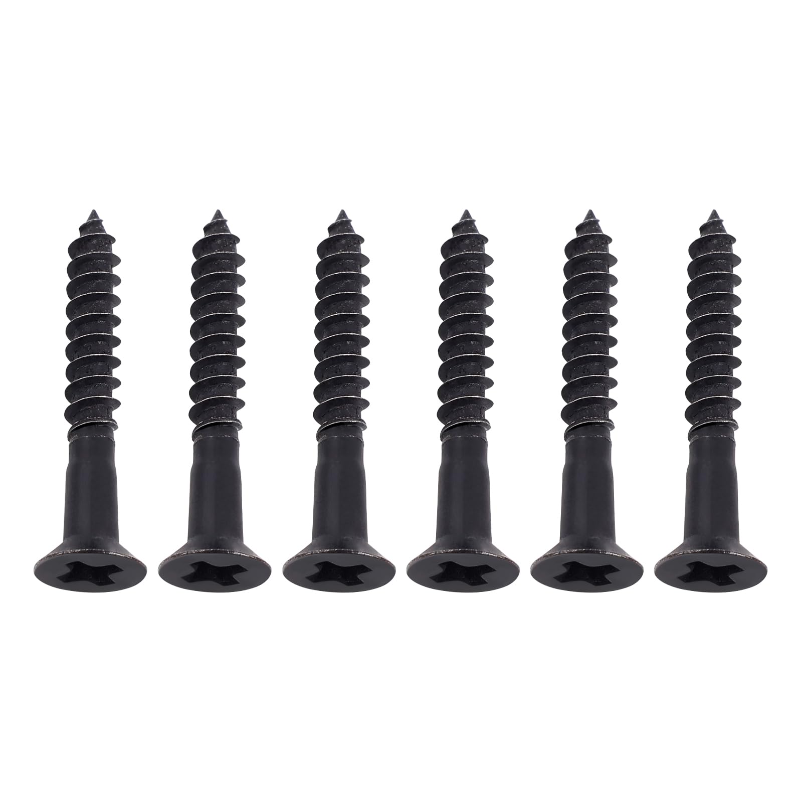 Banworks 3.5x25mm M3.5 Countersunk Flat Head Electric Guitar Fixed Bridge Mounting Screws Hardtail Bridge Mounting Screw for Squ