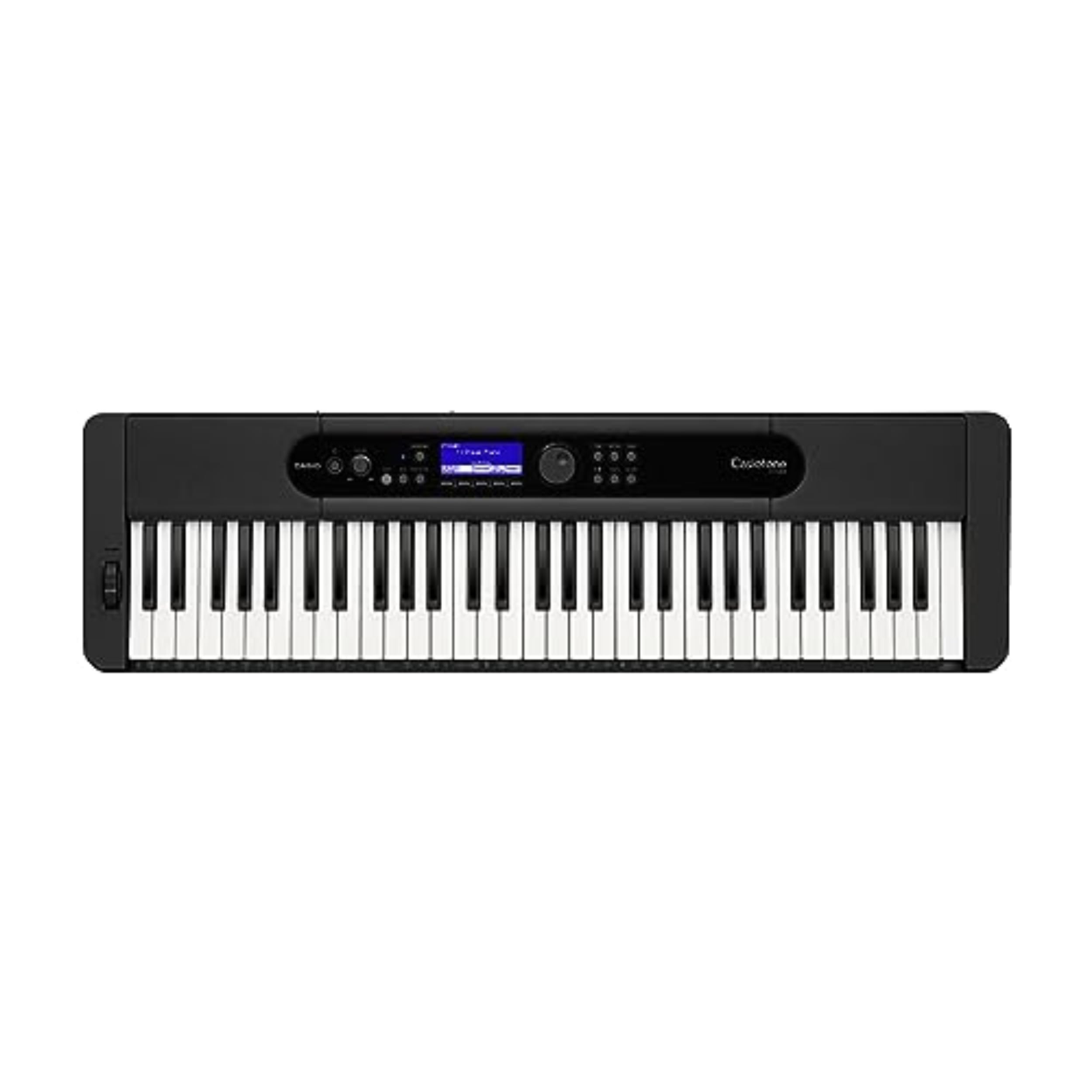 Casio Casiotone CT-S400 Touch Sensitive 61-Key Portable Keyboard with 600 Tones, 200 Rhythms, LCD Display, 5-Track Recorder, USB