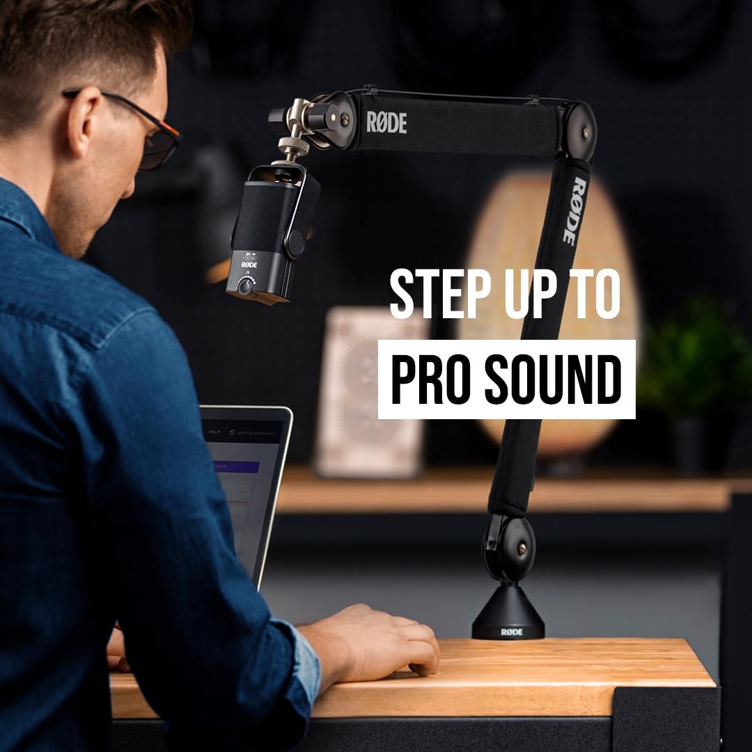 RDE NT-USB Mini Versatile Studio-quality Condenser USB Microphone with Free Software for Podcasting, Streaming, Gaming, Music Pr