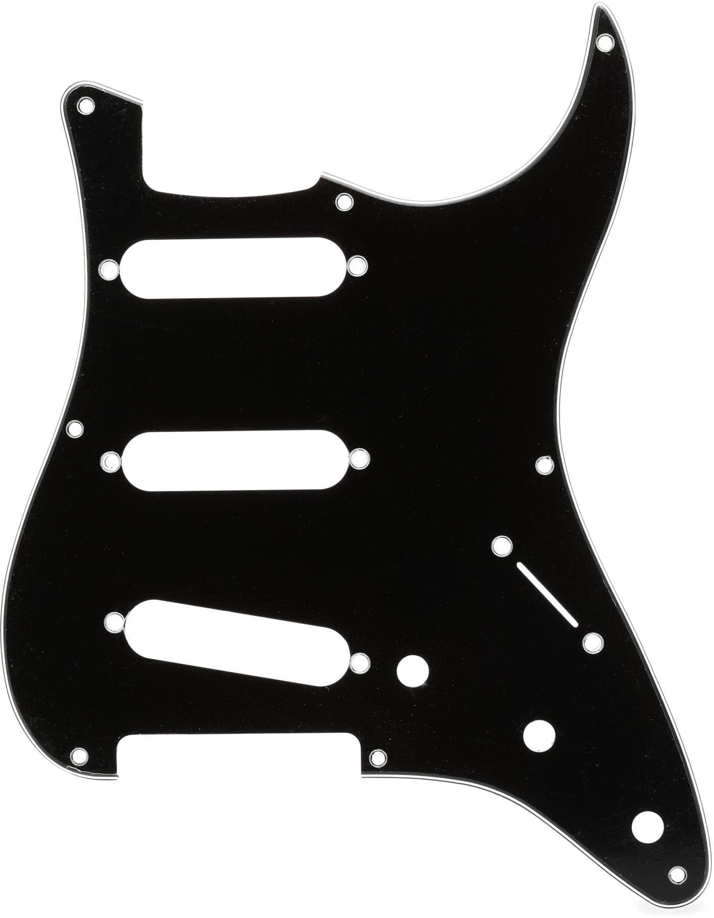 Fender Vintage-Style Pickguard, '57 Stratocaster, 8-Hole - Black 3-Ply