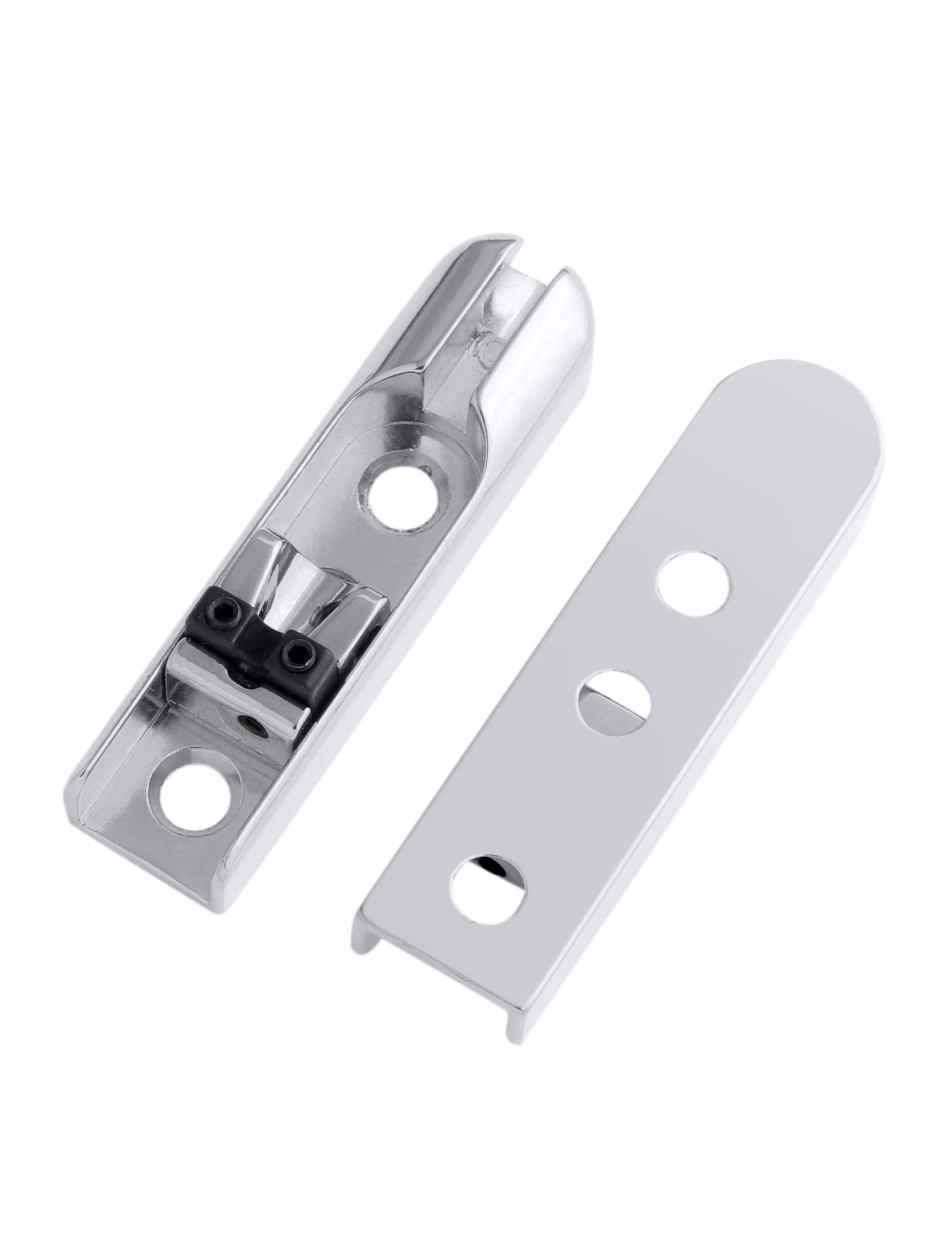 Holmer Bass Guitar Bridge Individual Bass Bridge Tailpiece Single String Bass Bridge for 4 String Bass Guitar Heavy Duty Zinc Sa