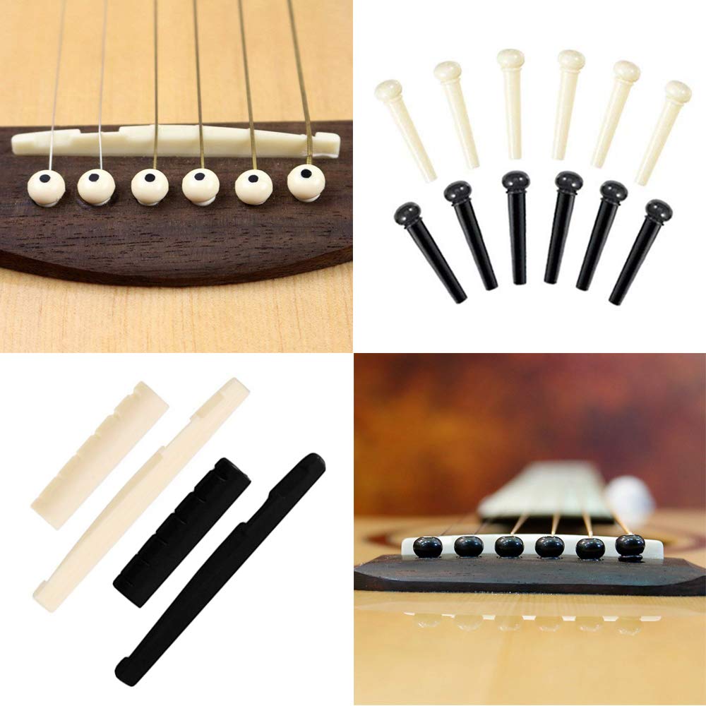 Anvin Acoustic Guitar Accessories Kit Guitar Strings Replacement Changing Tool Including Guitar Acoustic Strings, Picks, Capo, S