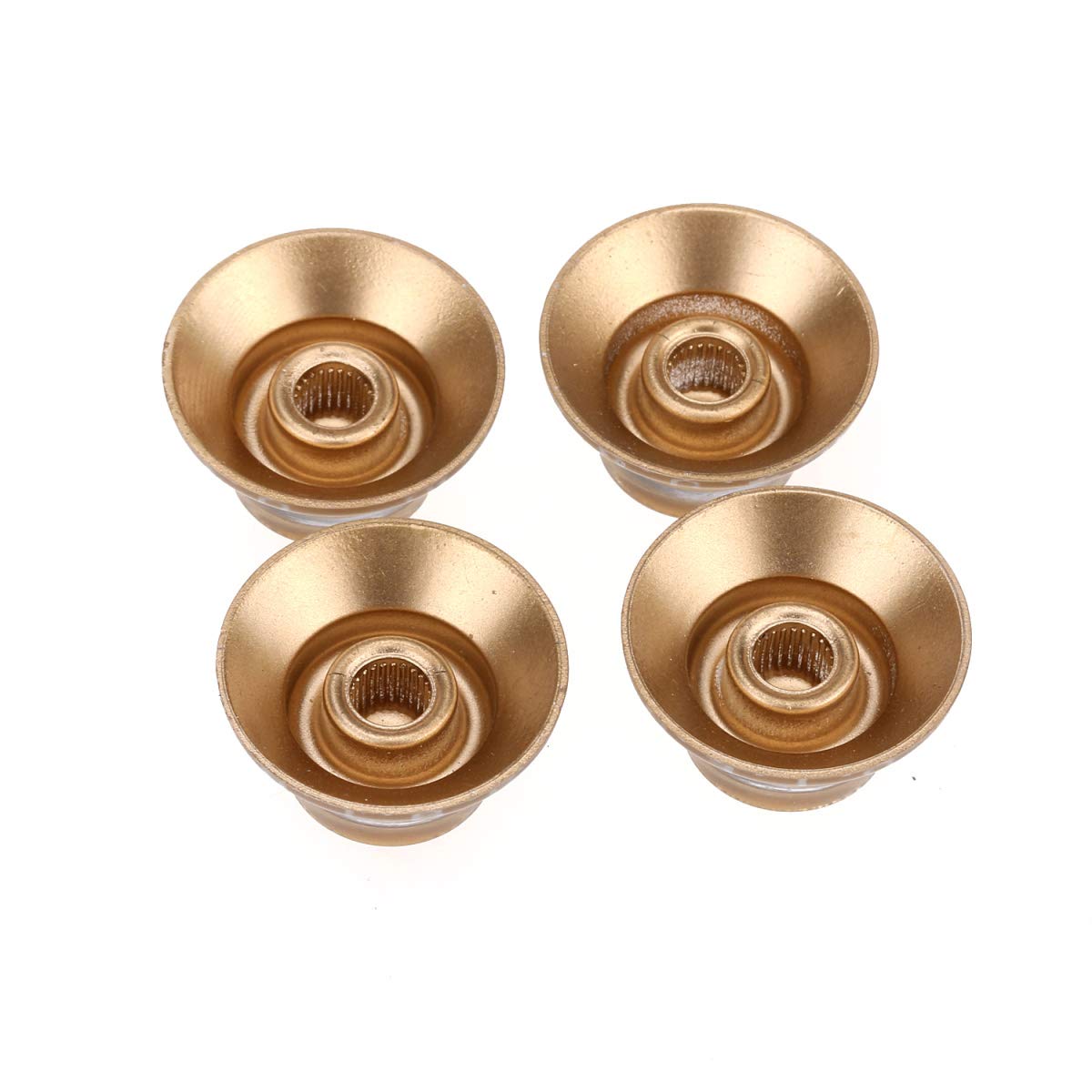 Musiclily Pro Metric Size 18 Spline Bell Top Hat Control Knobs for Epiphone Les Paul SG Electric Guitar Asia Import Guitar Bass