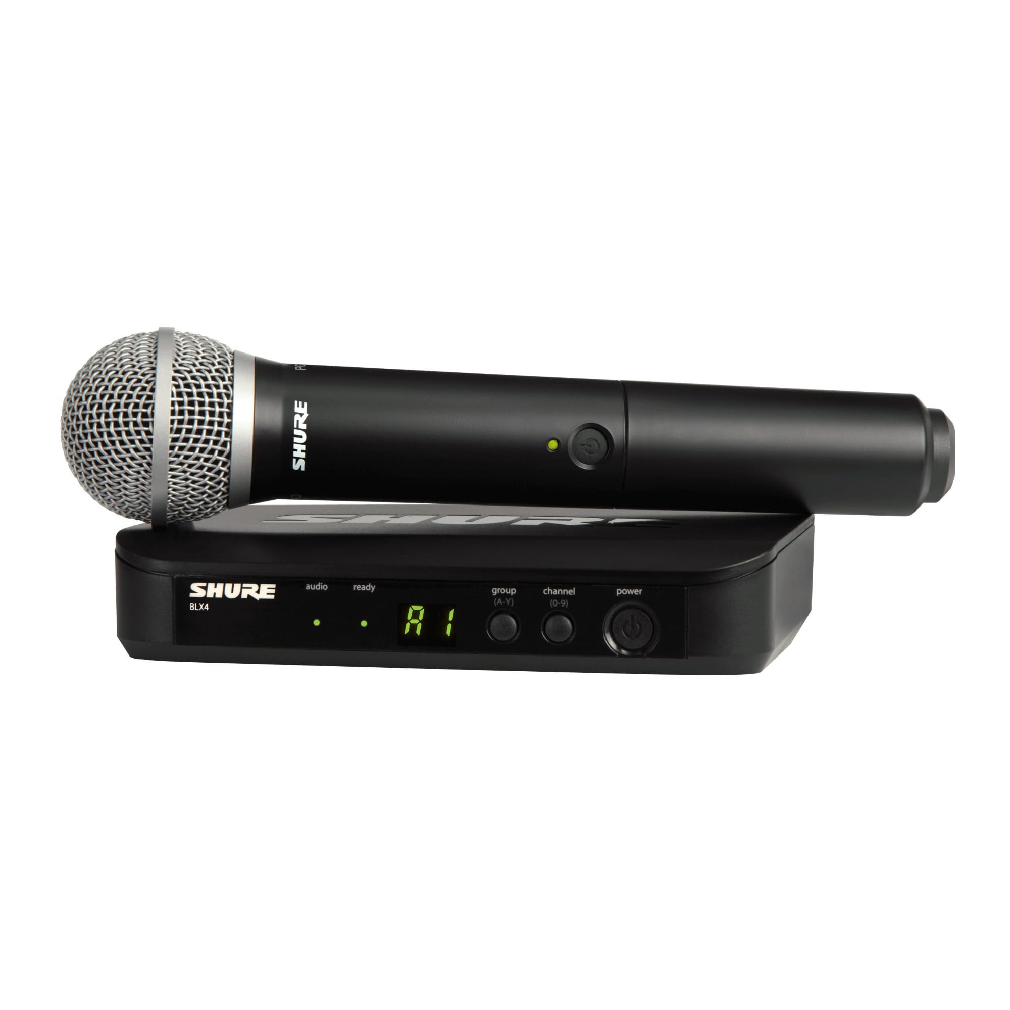 Shure Blx24/Pg58 Uhf Wireless Microphone System - Perfect For Church, Karaoke, Vocals - 14-Hour Battery Life, 300 Ft Range | Inc