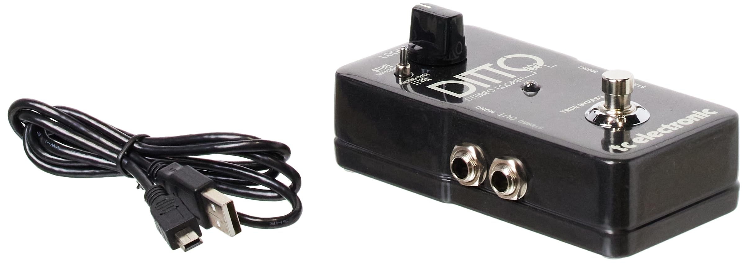 Tc Electronic Ditto Stereo Looper Highly Intuitive Looper Pedal With Stereo I/O And Loop Import/Export