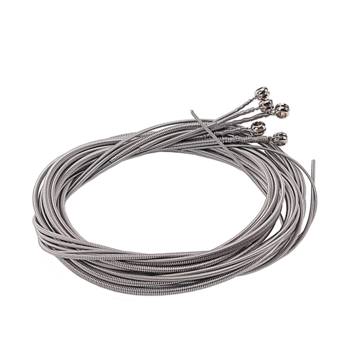 Toyvian 5Pcs Bass Guitar Strings Strings Scale Stainless Steel Bass Guitar Parts Accessories