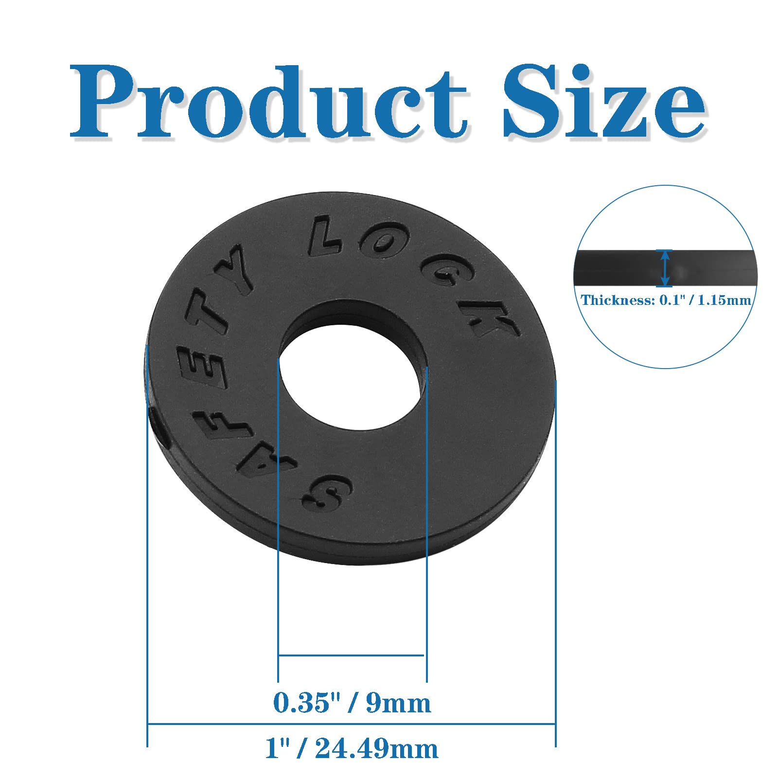 LifCratms 4 Pairs (8Pcs) Guitar Strap Locks, Silica Gel Premium Strap Blocks Guitar Protector Multiple Colour