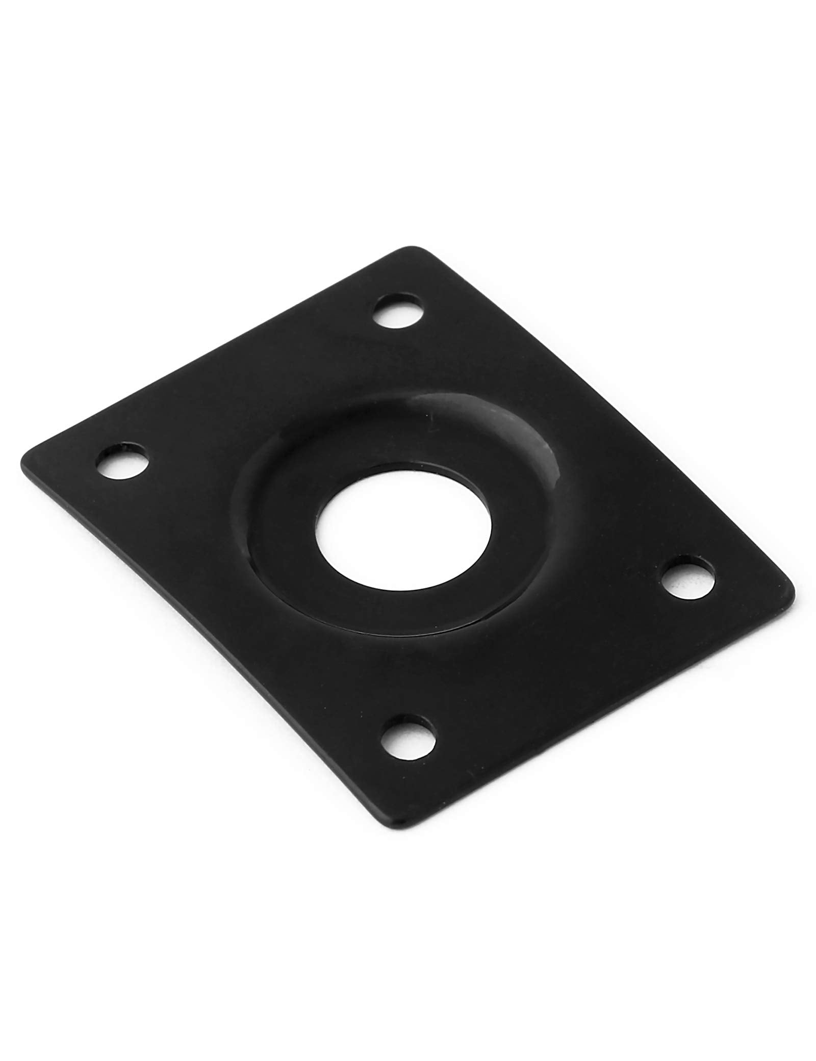 Holmer Guitar Jack Socket Plate Curved Recessed Rectangle Style Output Jack Plate Compatible with Les Paul LP Tele Style Electri