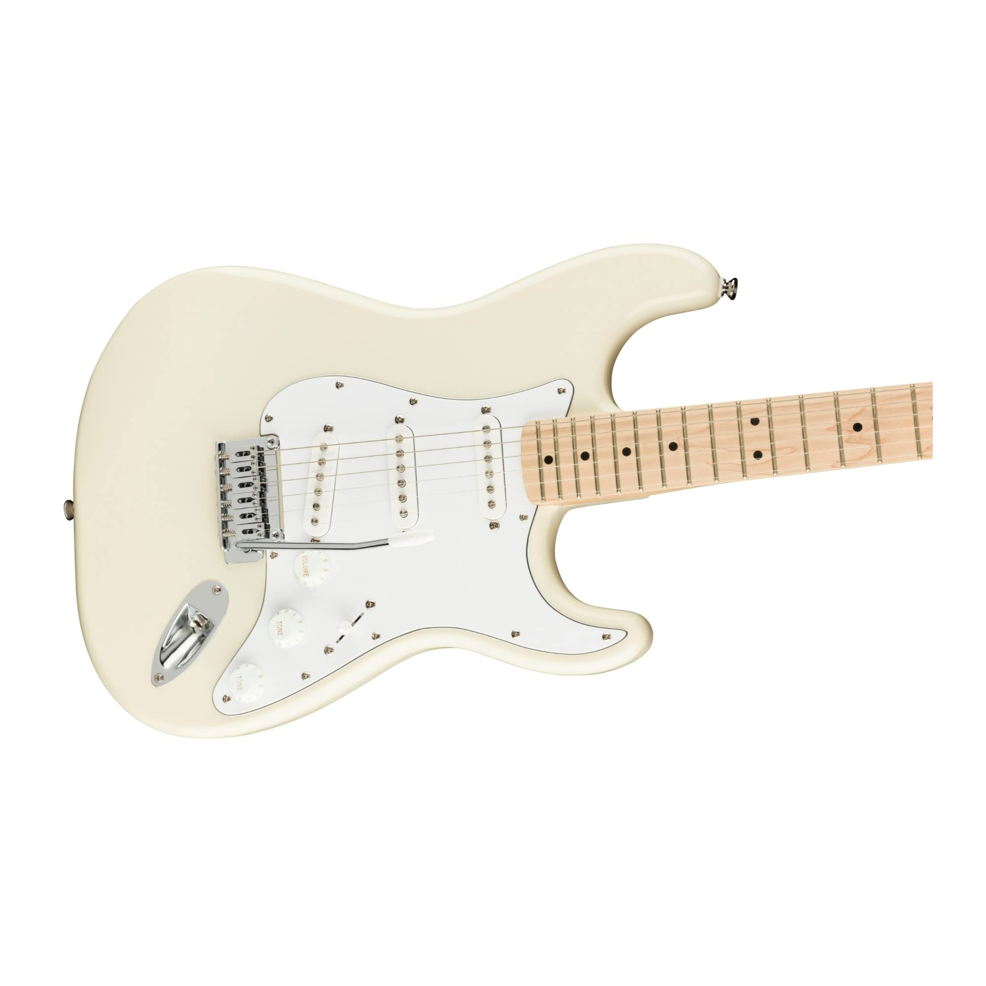 Squier Affinity Series Stratocaster Electric Guitar - Olympic White with Maple Fingerboard