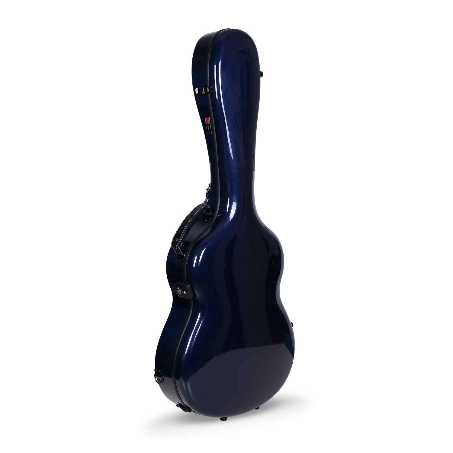 Crossrock Air 4/4 Classical Guitar Flight Case, 100% Carbon Fiber Hard Shell With Backpack And Protective Cover, Blue (Crf6020Cb