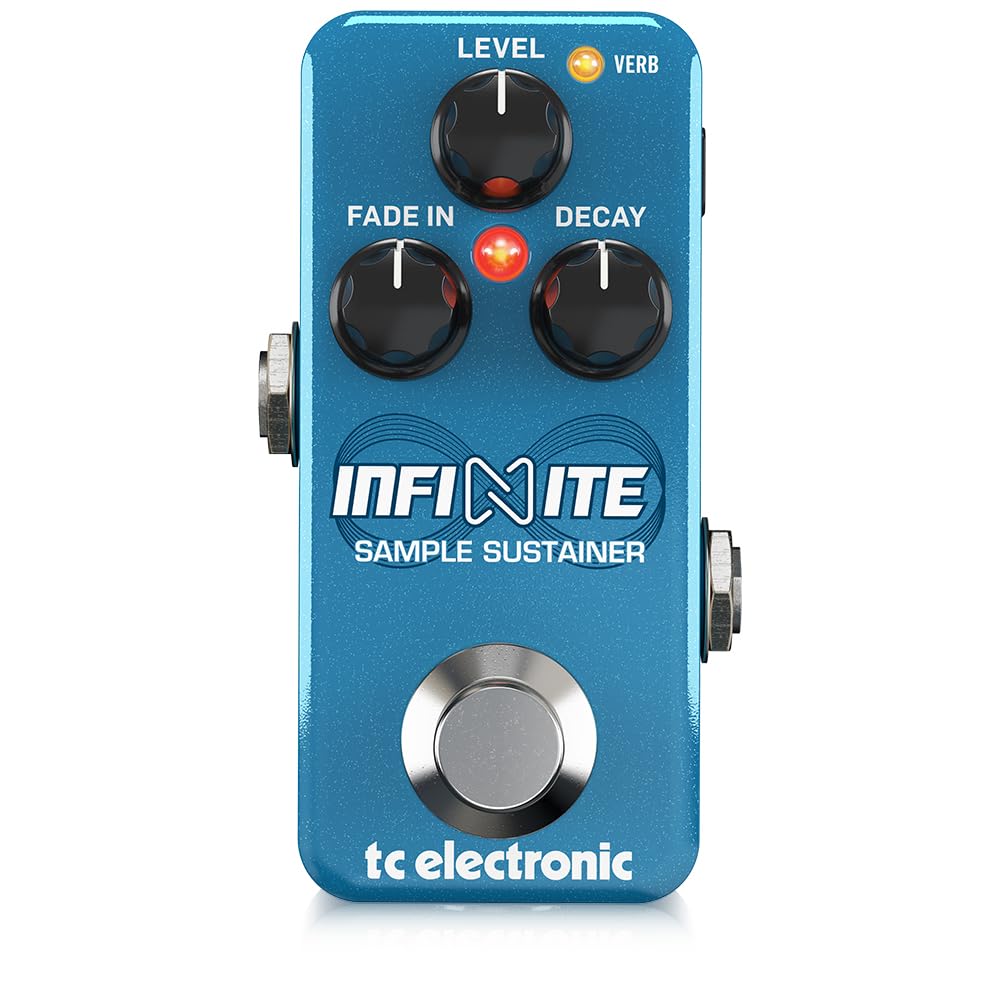TC Electronic INIFINITE MINI SAMPLE SUSTAINER Sample and Sustain TonePrint Pedal with Simple Controls and a Tiny Footprint