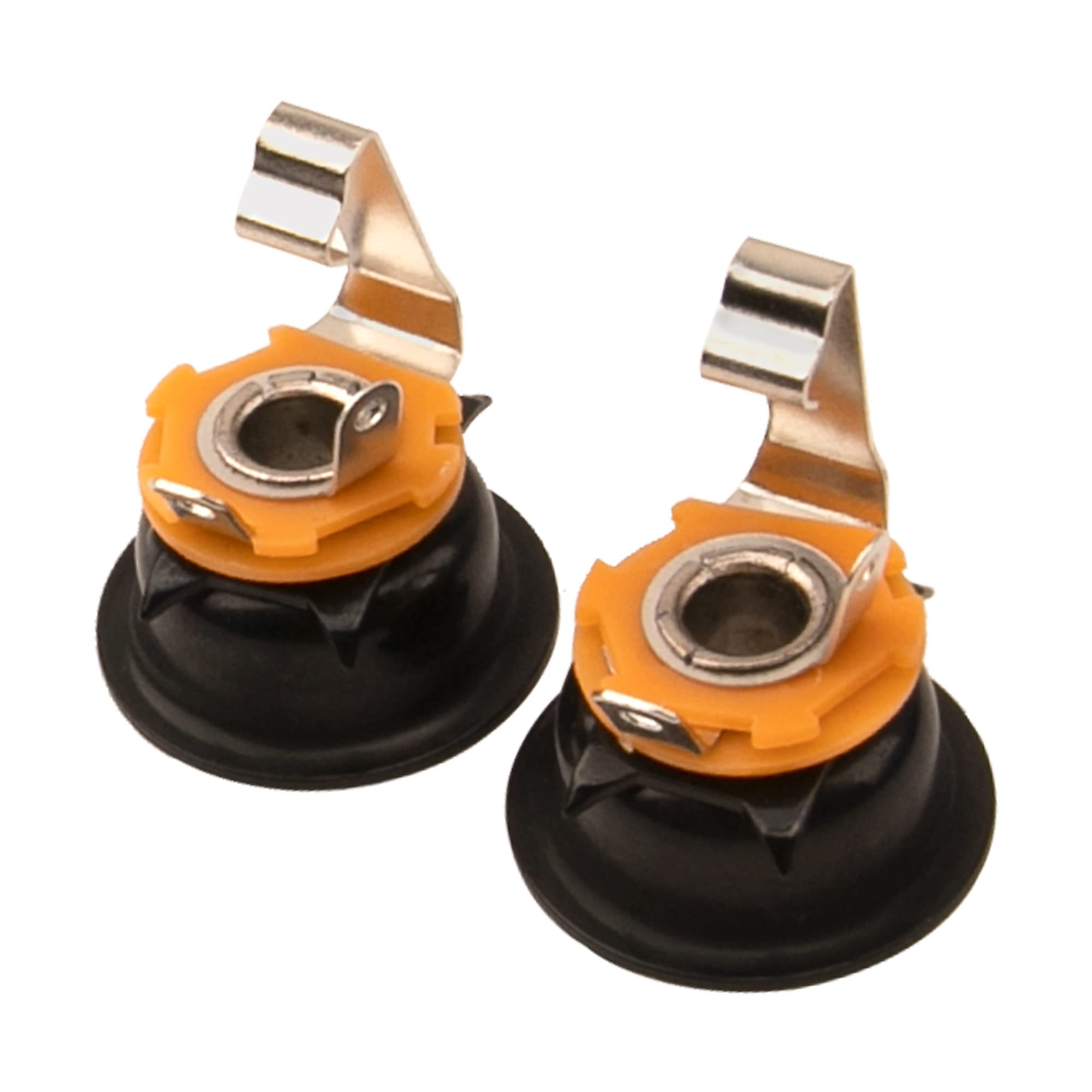 2Pcs Yootones 1/4 Inch Guitar Stereo Output Socket Jack Plug Compatible With Fender Telecaster Tl Electric Bass Ukulele Guitar A