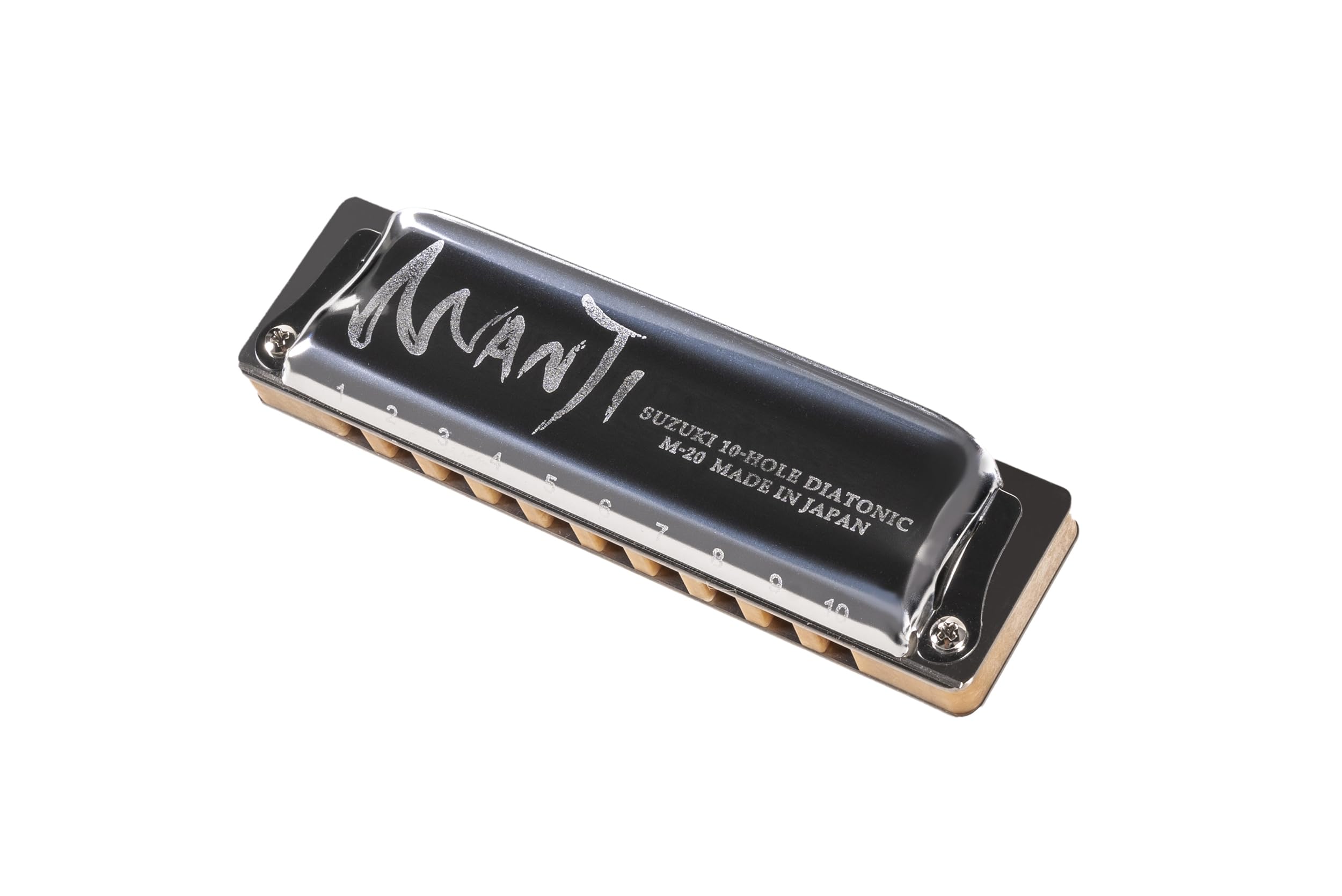 SUZUKI Mini Manji Harmonica, silver (M-20HM-C)