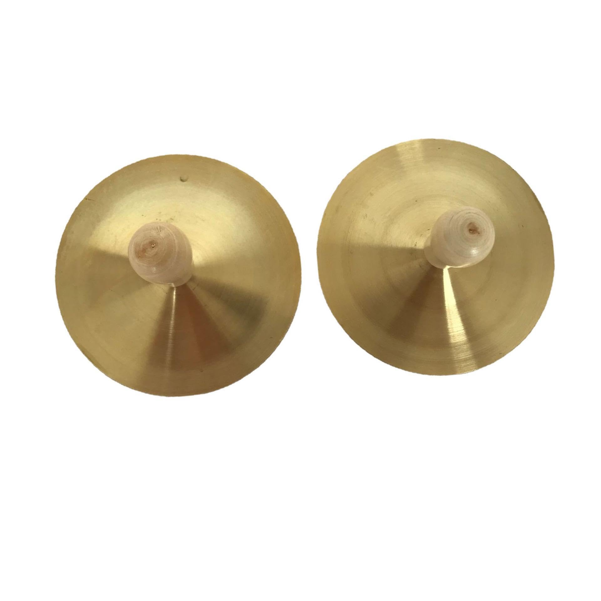 Calandis Finger Cymbals Brass Mini Copper Hand Cymbals For Dances Holiday Celebration | Cymbals | Percussion