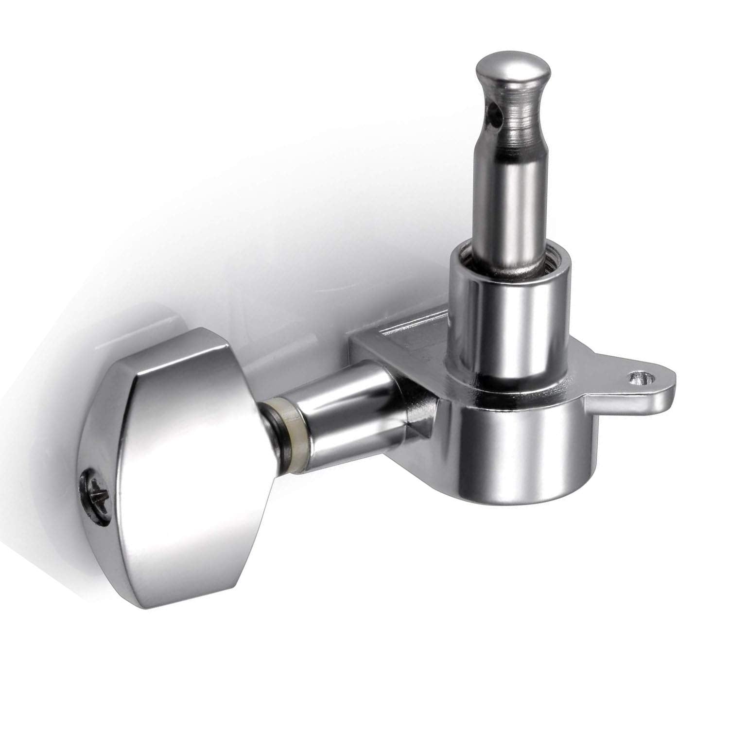 6PCS Guitar Machine Heads Knobs 3L+3R Guitar String Tuning Peg Tuner for Acoustic Guitar Sliver