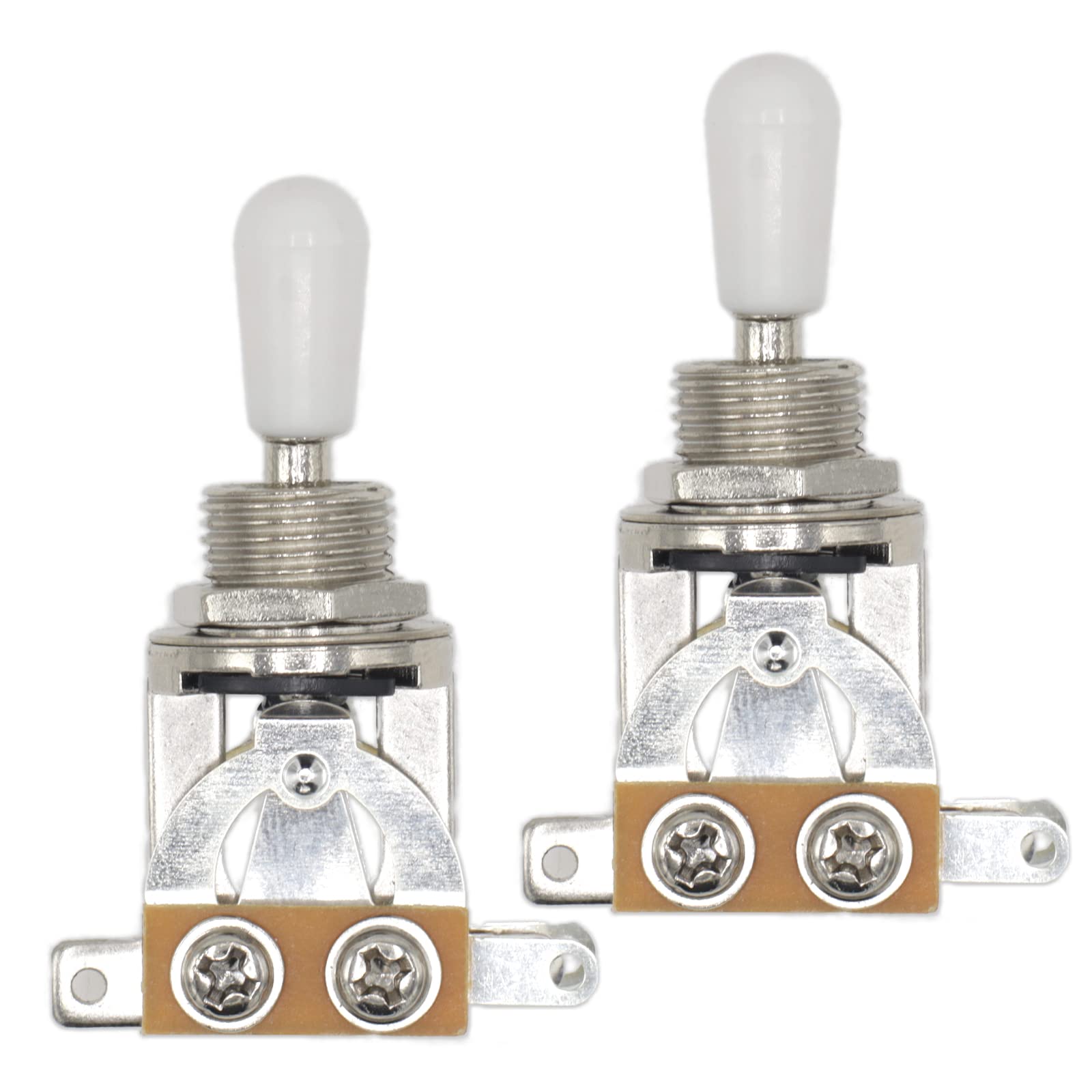 Cheerock 2pcs Electric Guitar 3 Way Toggle Switch, Guitar Pickup Switch, Guitar Selector Switch, Electric Guitar 3 Way Toggle Se