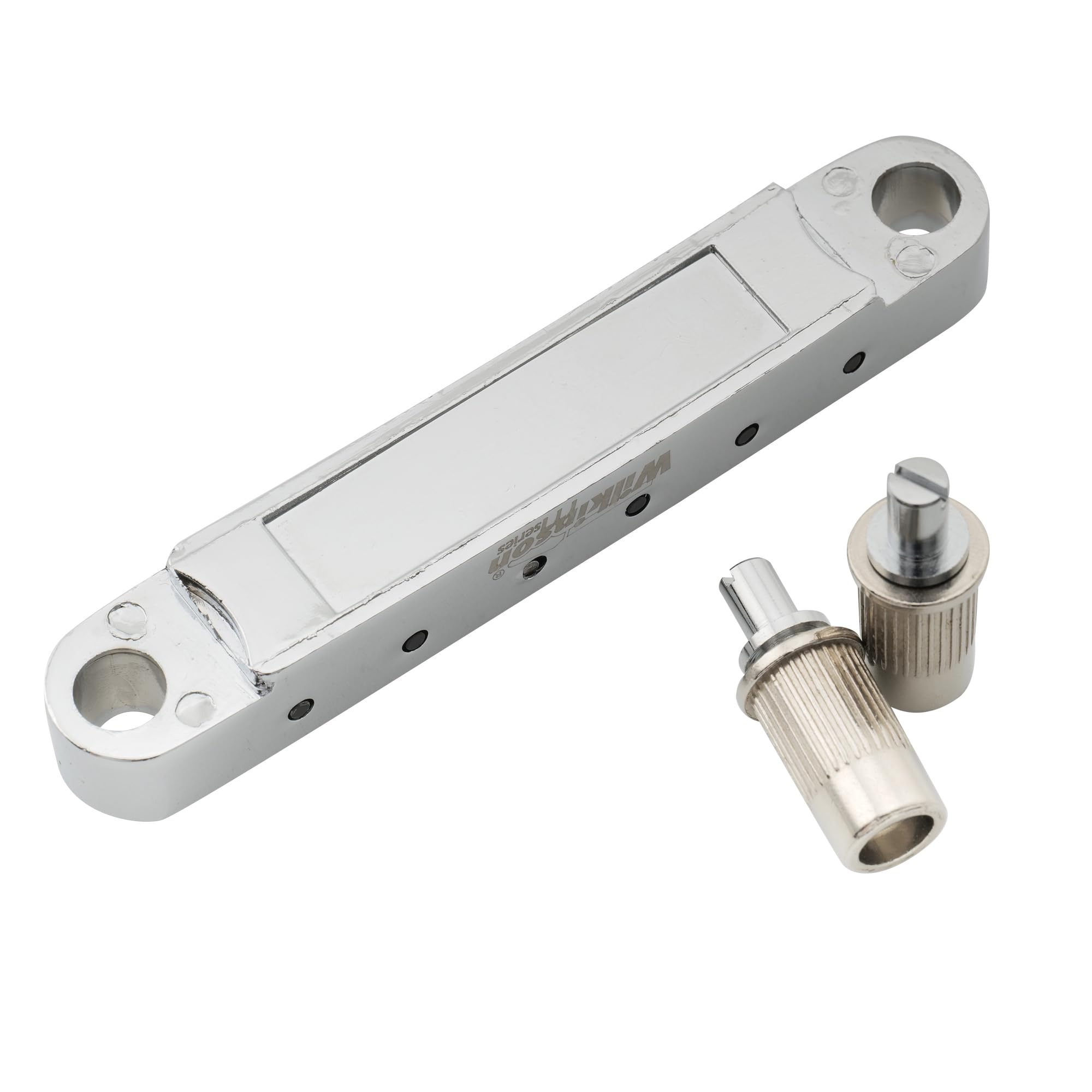 Wilkinson WOGB2 52mm (2-3/64 inch) Wide Type Tune-O-Matic Bridge for USA Epiphone Les Paul SG Style Electric Guitar, Chrome
