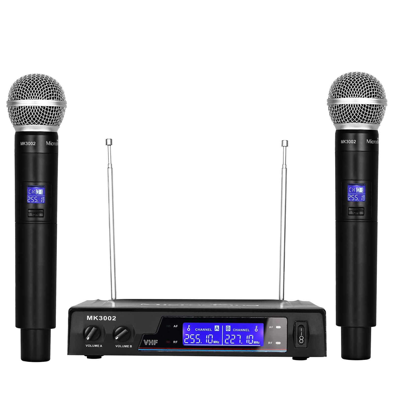 Microcking Wireless Microphone System Dynamic Handheld Microphones,150 Ft Operating Range,16 Hours Continuous Use,Ideal For Kara