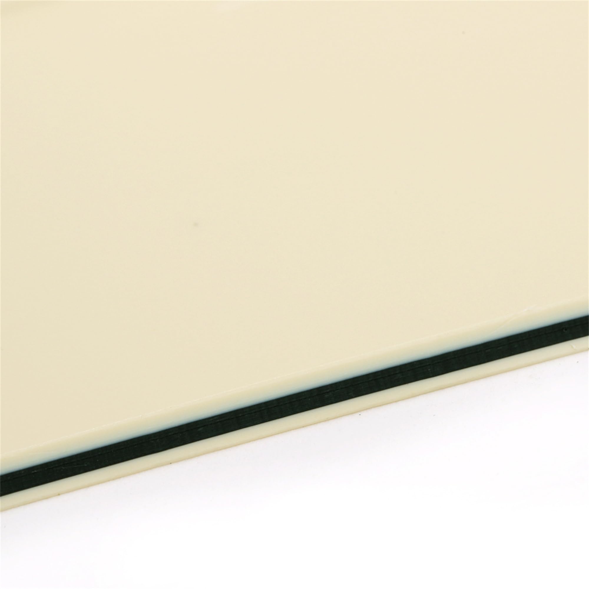 Musiclily Pro 8-Hole 50s 57 Vintage Style Strat SSS Guitar Pickguard for American Stratocaster, 3Ply Cream