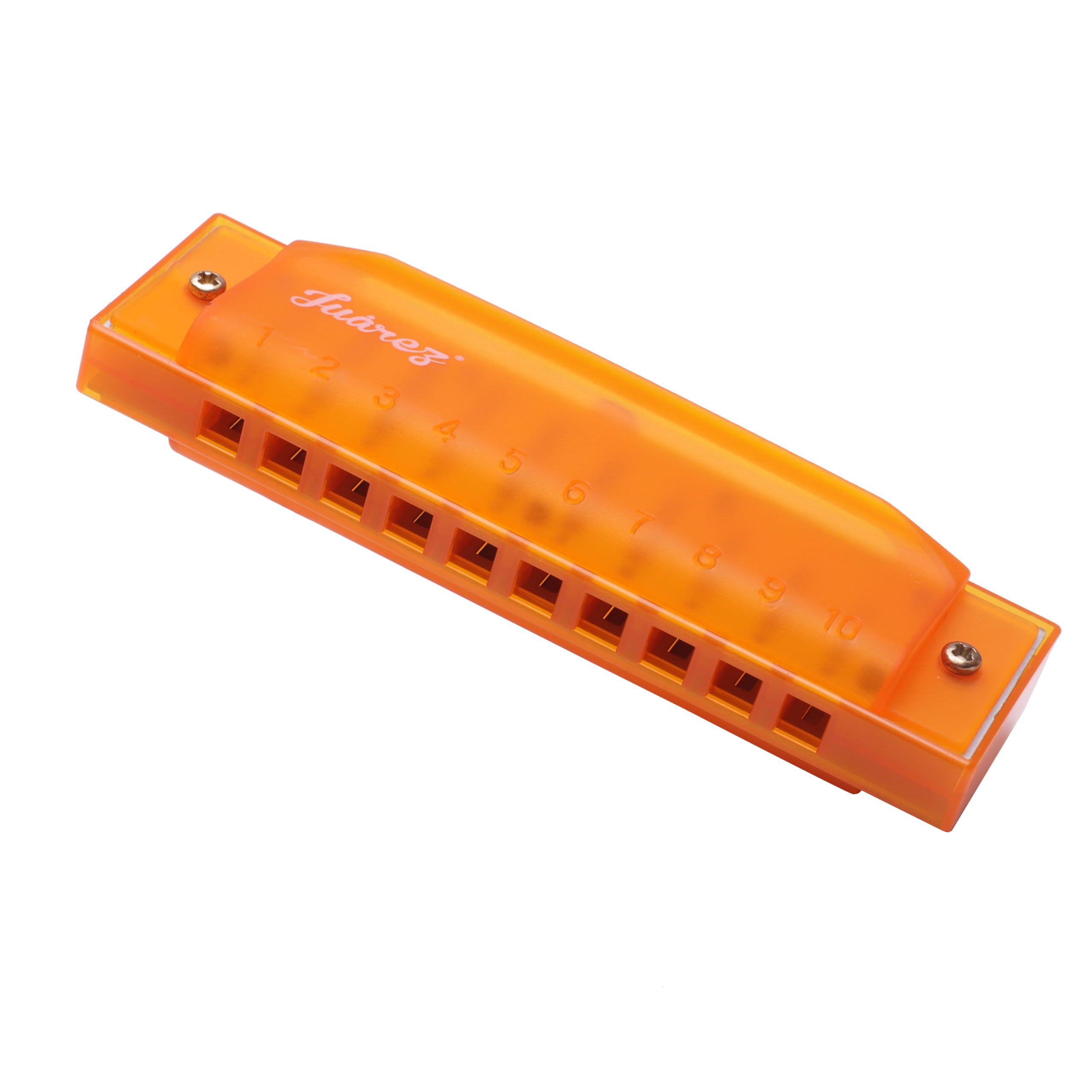 Juarez Jj10Or Harmonica In Orange  Easy To Play, Rich Sound, Portable Instrument