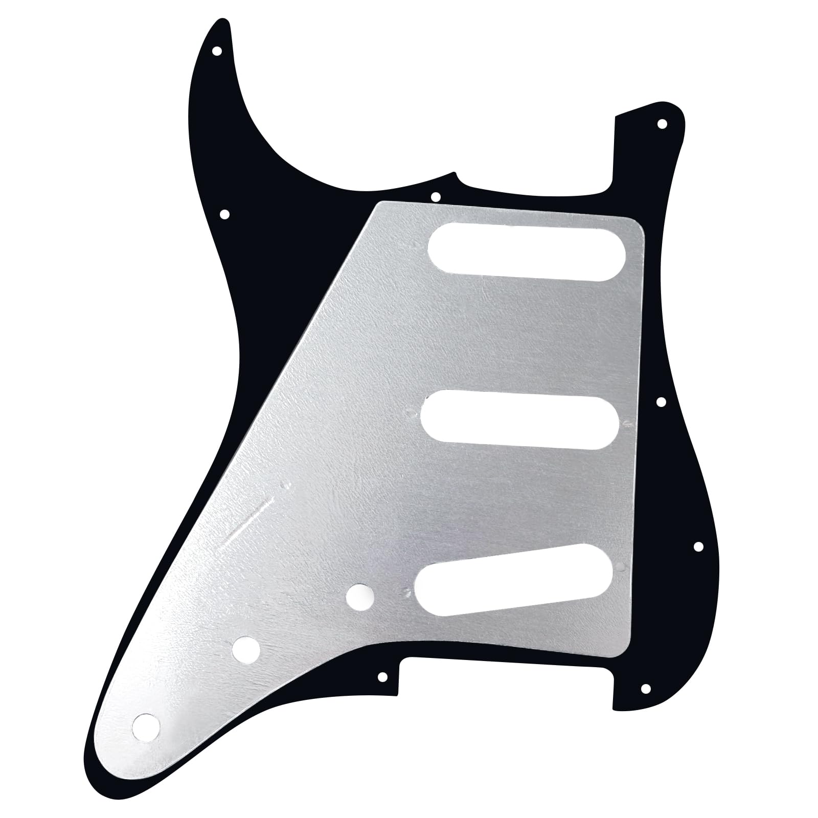 Banworks 3 Ply Strat SSS Pickguard 11-Hole Electric Guitar Pickguard Scratch Plate for USA/Mexican Fender Modern Style Standard