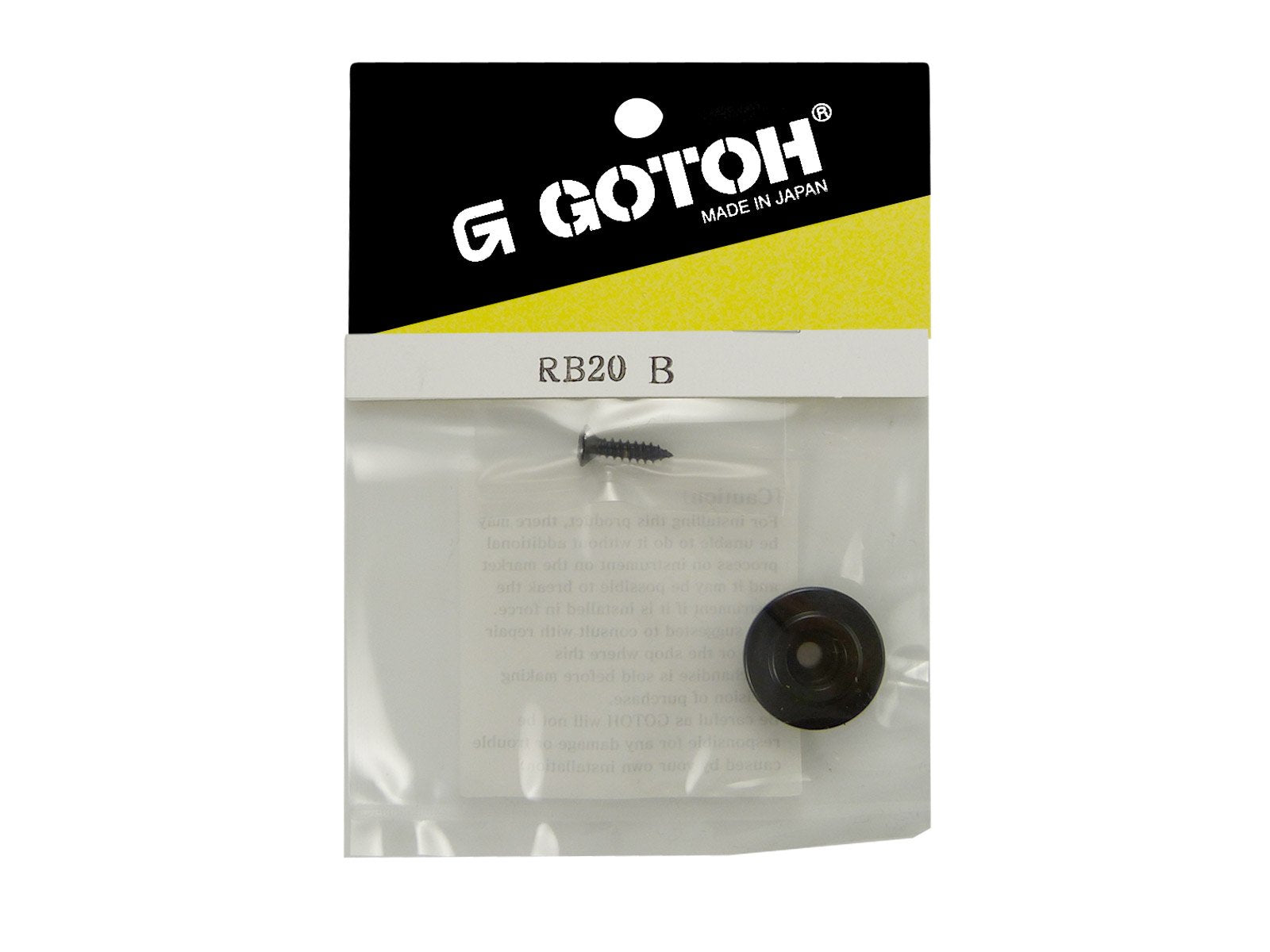 Gotoh RB20 Bass String Guide - Black Chrome
