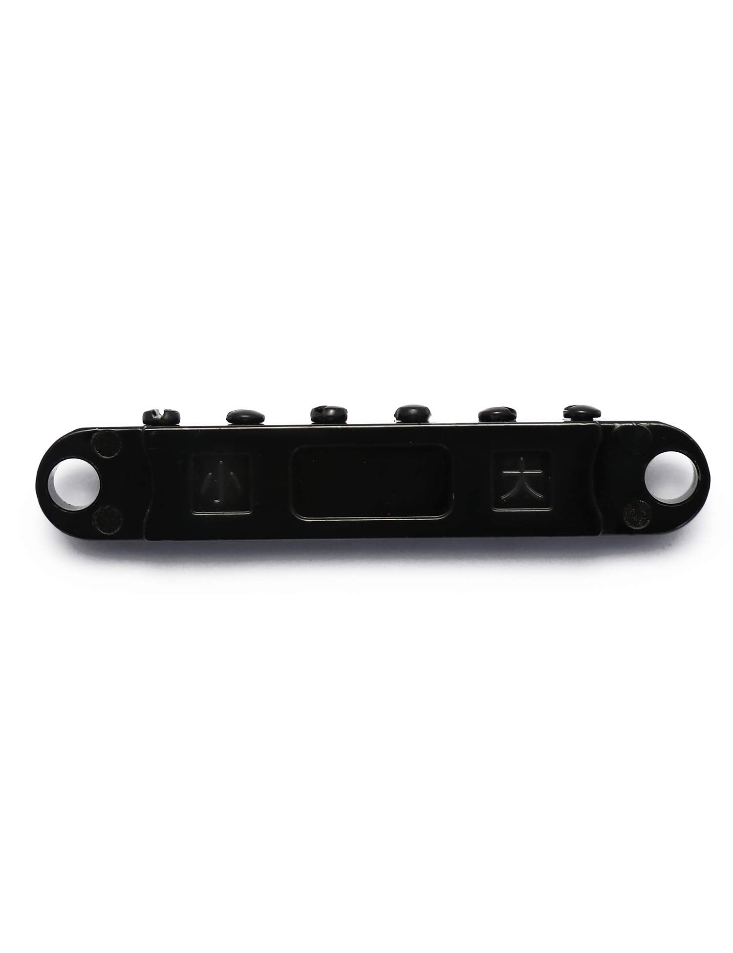 Metallor Tune-O-Matic Electric Guitar Bridge for SG Les Paul LP Style Guitar Parts Replacement. (Black)