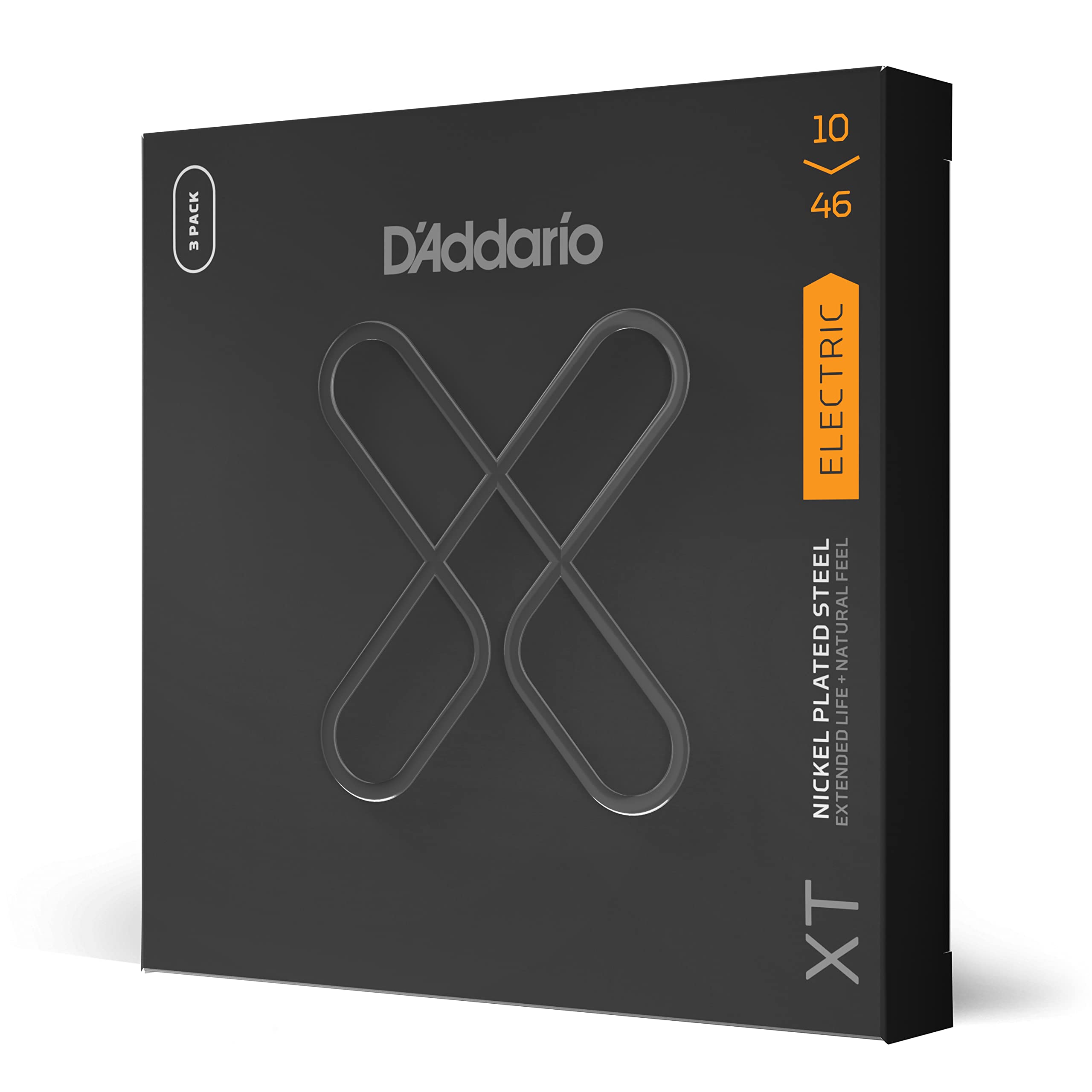 Daddario Guitar Strings - Xt Nickel Coated Electric Guitar Strings - Xte1046-3P - Extended String Life With Natural Tone & Feel
