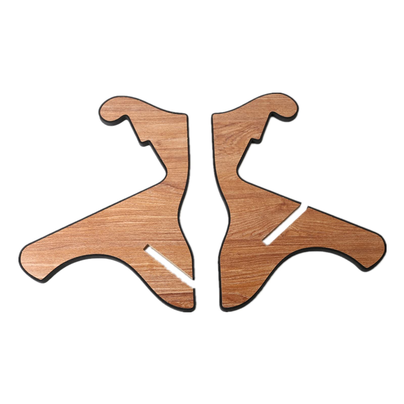 Miwayer Guitar Stand Wood Thickened Universal, with 0.12 Inch Soft Leather Ddge, Safe Non-Slip Portable Stringed Wooden Guitar R