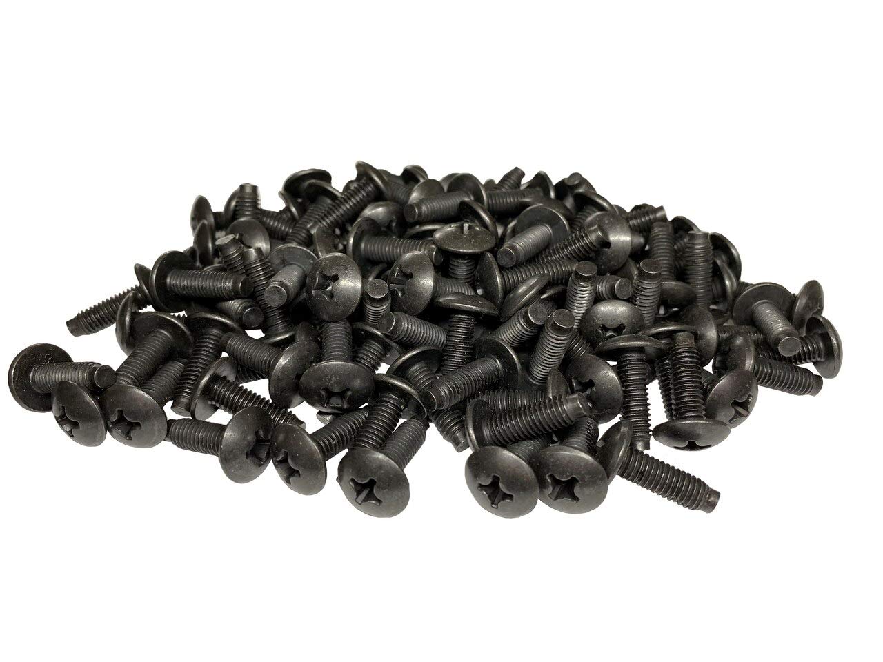 RackGold M6 Rack Screws 100 Pack - USA Made