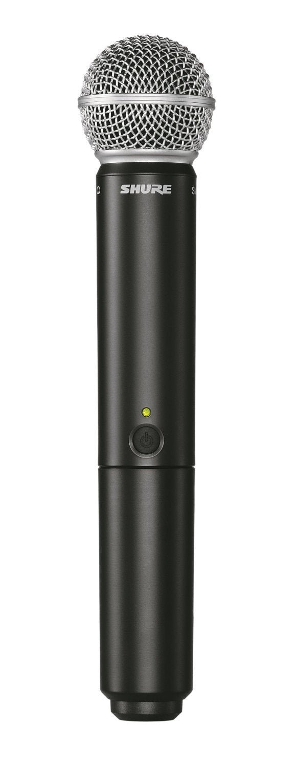 Shure Blx2/Sm58 Handheld Wireless Transmitter With Sm58 Vocal Mic Capsule - For Use With Blx Wireless Microphone Systems (Receiv