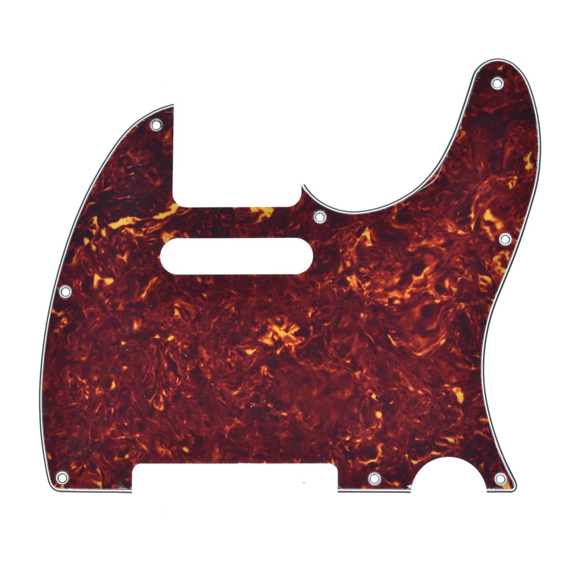 Dopro 8 Hole Tele Guitar Pickguard Scratch Plate Fits Usa/Mexican Fender Telecaster Vintage Tortoise