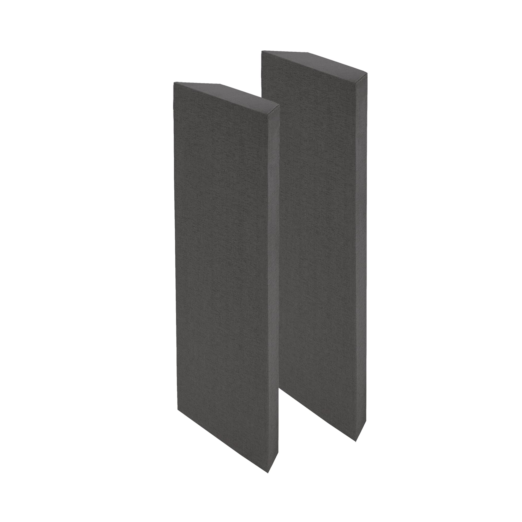 Timber Acoustics Corner Bass Traps 2X4X5, Rockwool Acoustic Room Treatment [Set Of 2] (Black)