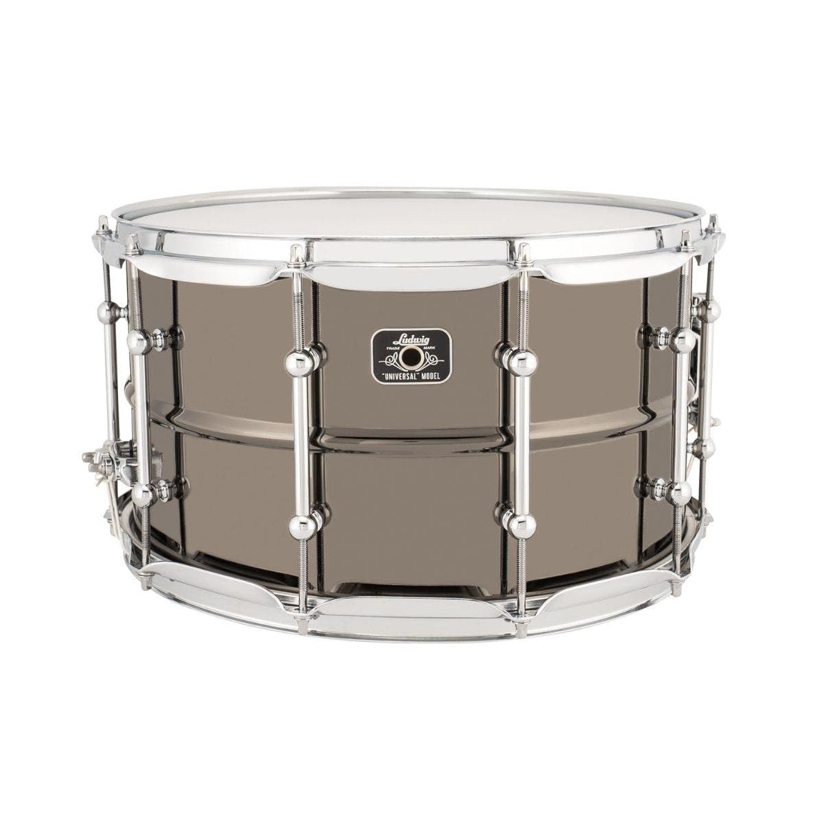 Ludwig 8x14 Universal Brass Snare Drum Chrome