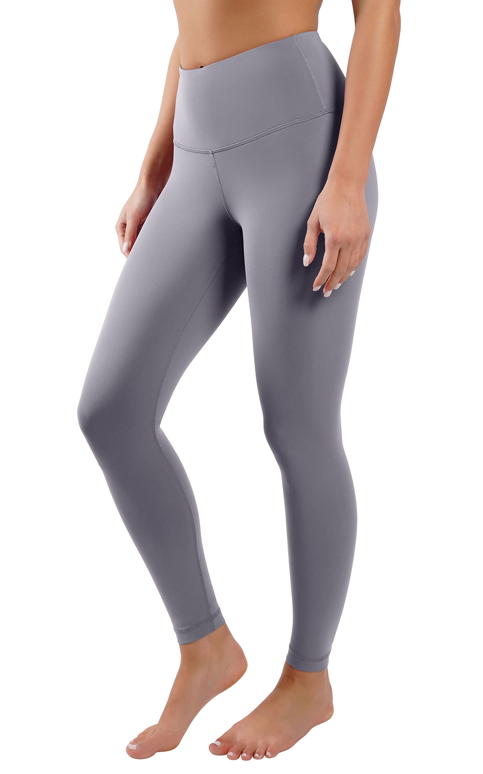90 Degree By Reflex High Waist Squat Proof Ankle Length Interlink Leggings - Weathervane - Xxxl