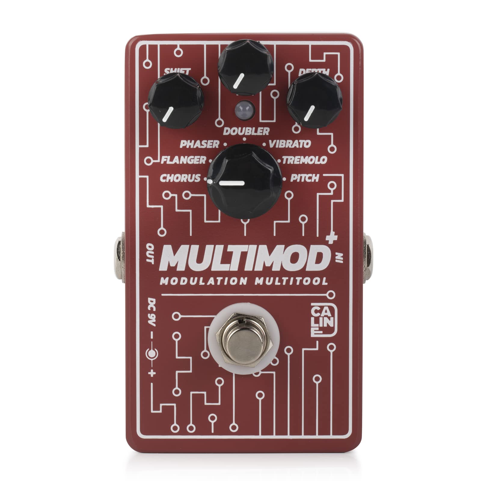 Caline Cp-506 Multimod - Modulation Multi Tool Guitar Effect Pedal 7 Modes Chorus Flanger Phaser Doubler Vibrato Tremolo Pitch