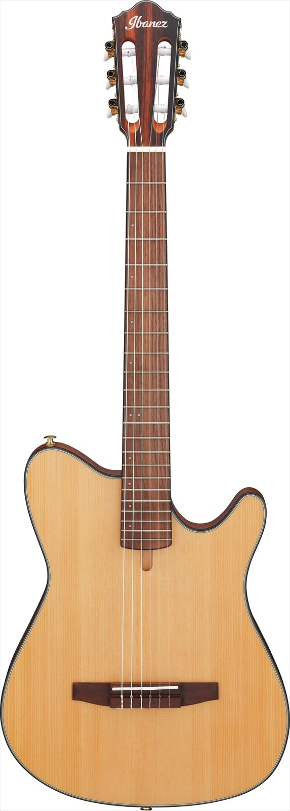 Ibanez FRH10NNTF Thinline Nylon Acoustic-electric Guitar - Natural
