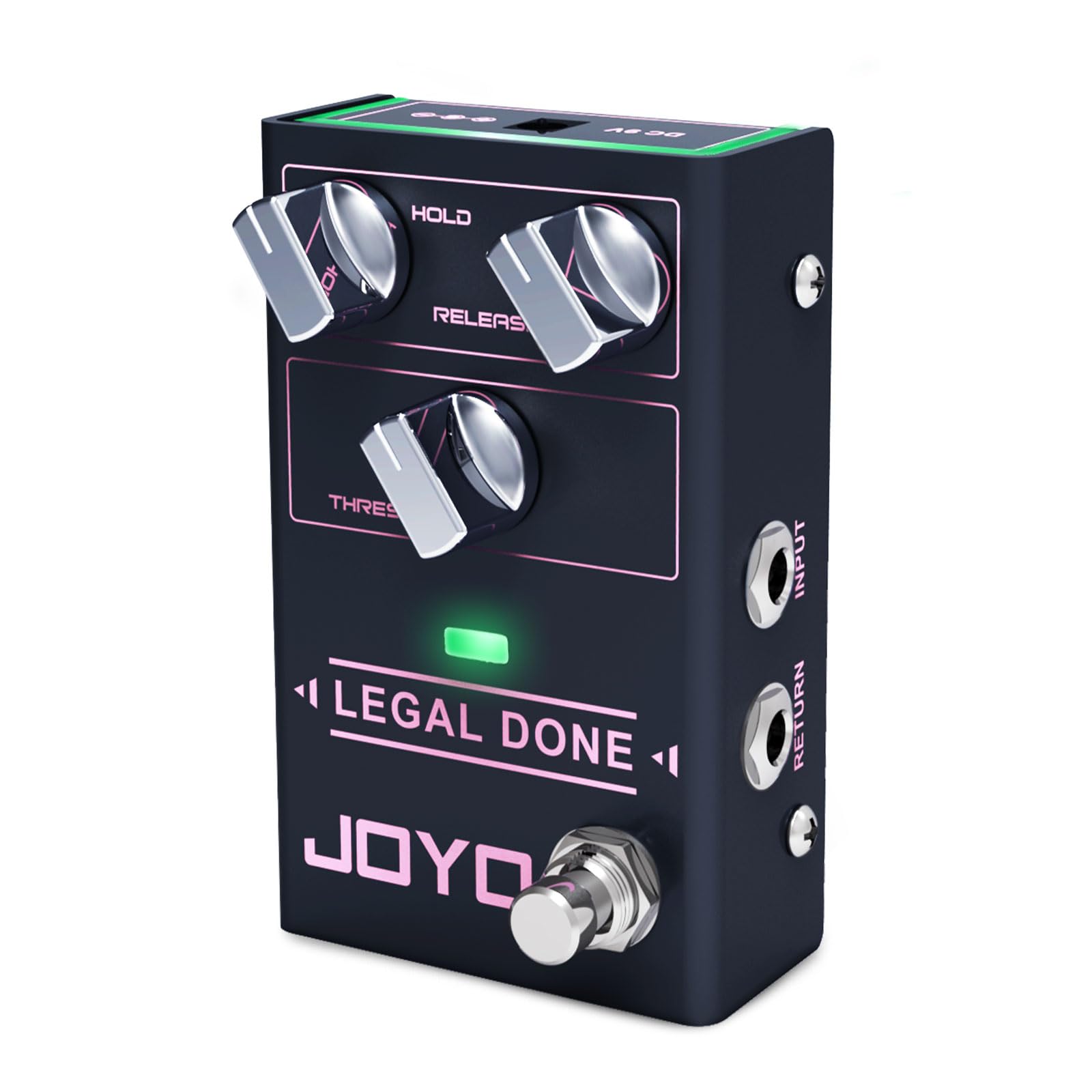 JOYO Noise Gate Pedal Noise Suppressor Guitar Pedal Noise Killer and Reduction Hum for Electric Guitar 4 Cable Method (LEGAL DON