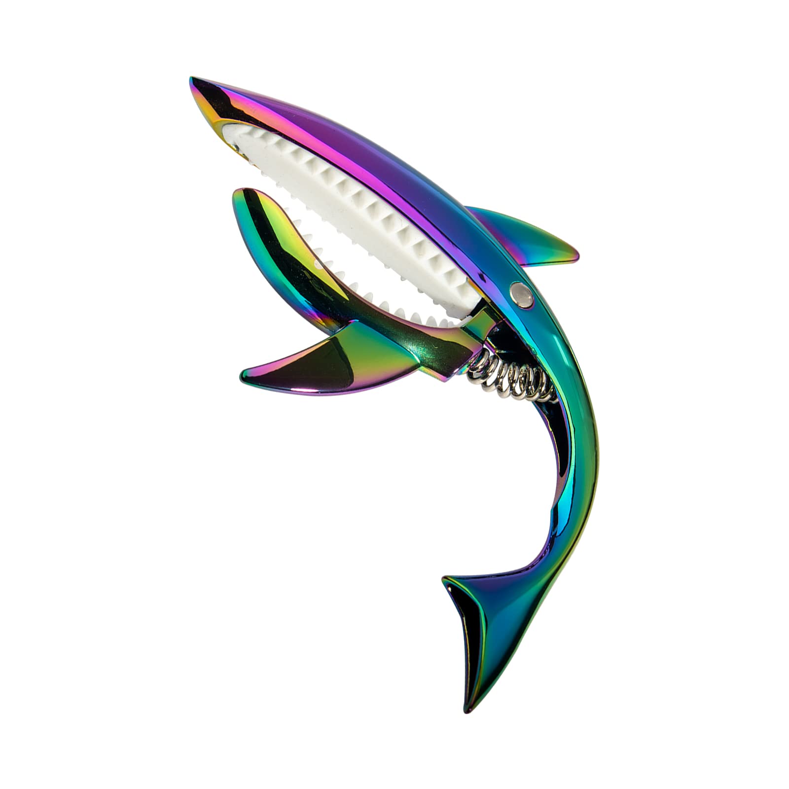 Cheerock Zinc Alloy Guitar Capo Cute Shark Shape Capo with Carrying Case for Classical Electric Guitar and Ukulele, Ideal Gift f