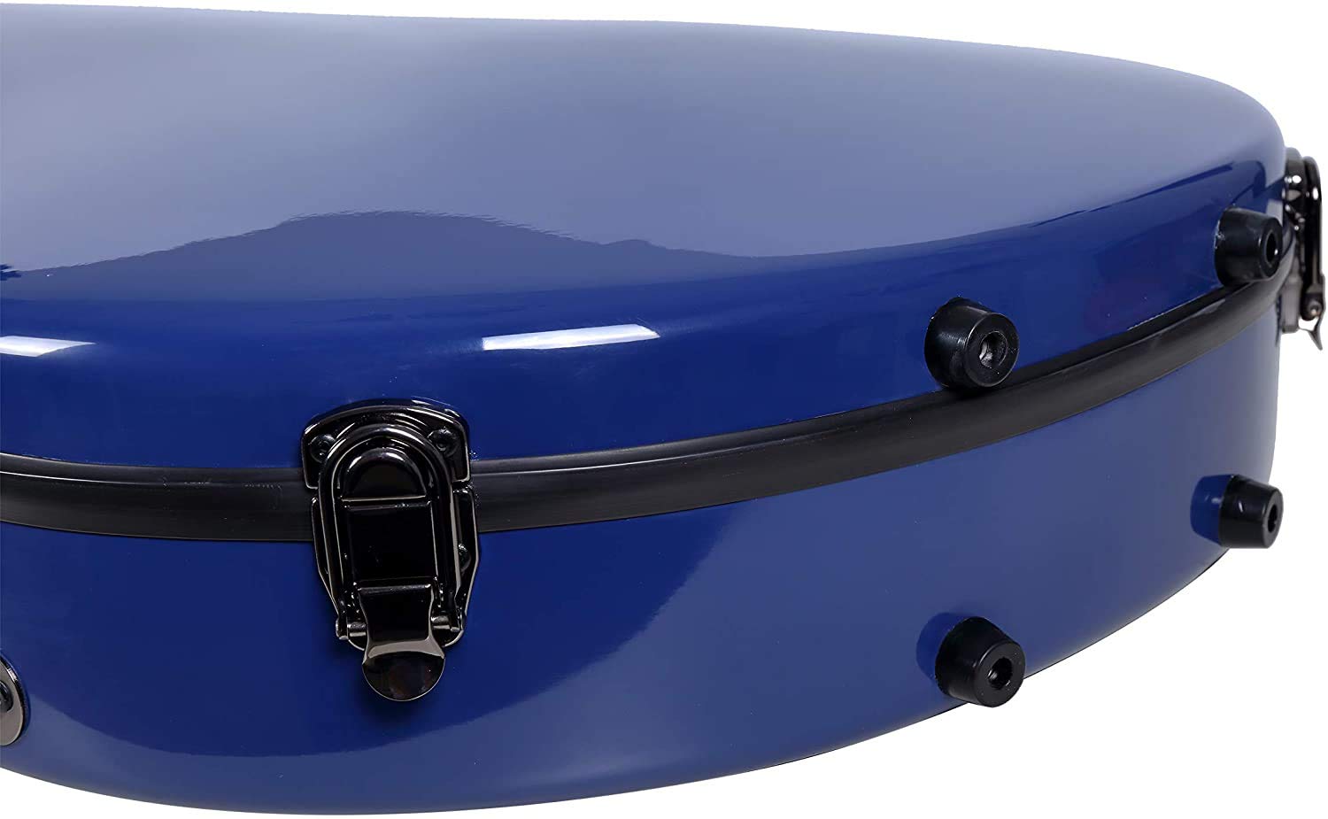 Crossrock Fiberglass Hard Shell with Backpack Navy Blue 335 style Guitar Case