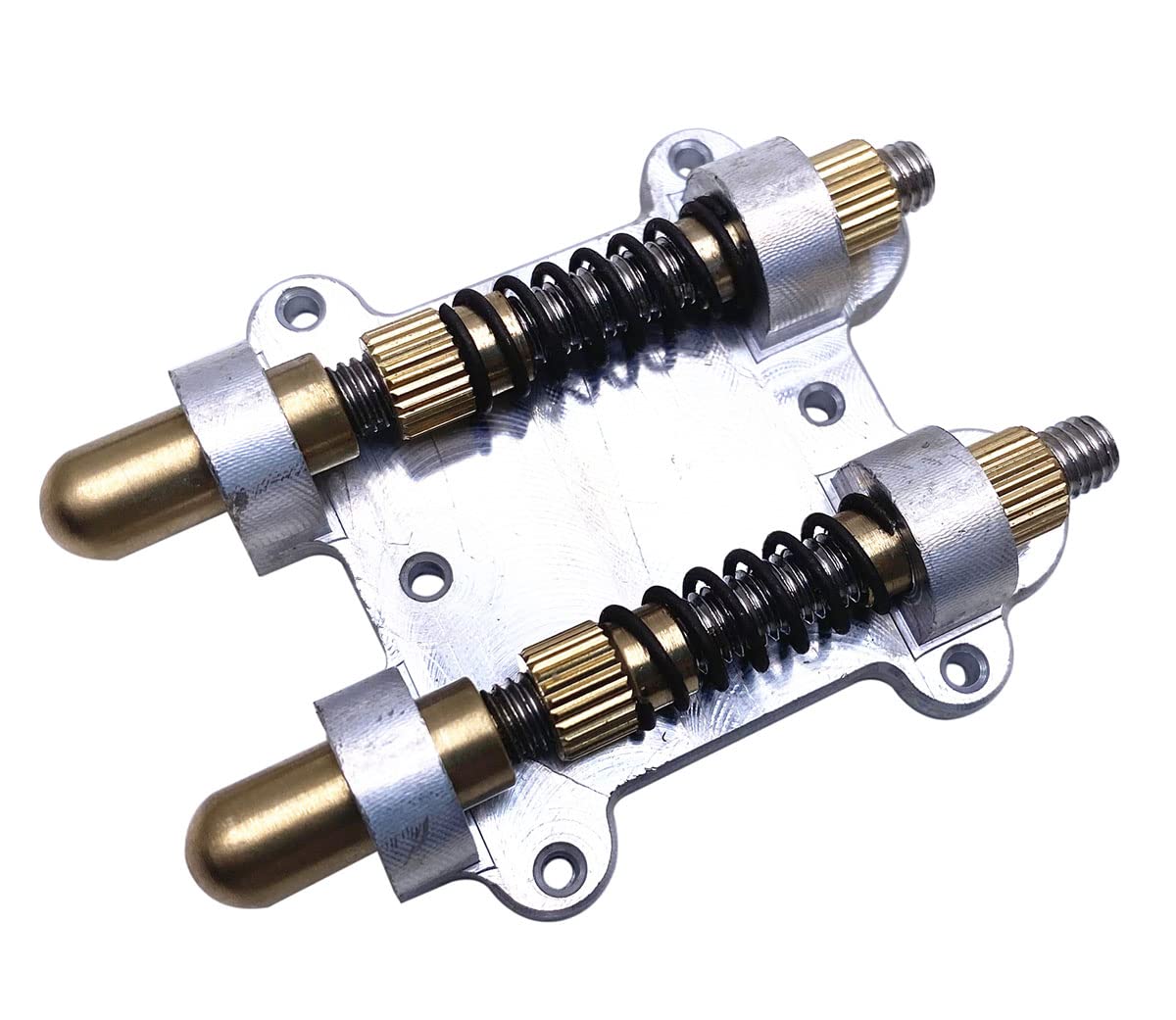 TUOREN Dual-Brass-Rod Tremolo Stabilizer Stopper Kit Compatible with Floyd Rose and other Floating Guitar Bridge Tremolo Bridge