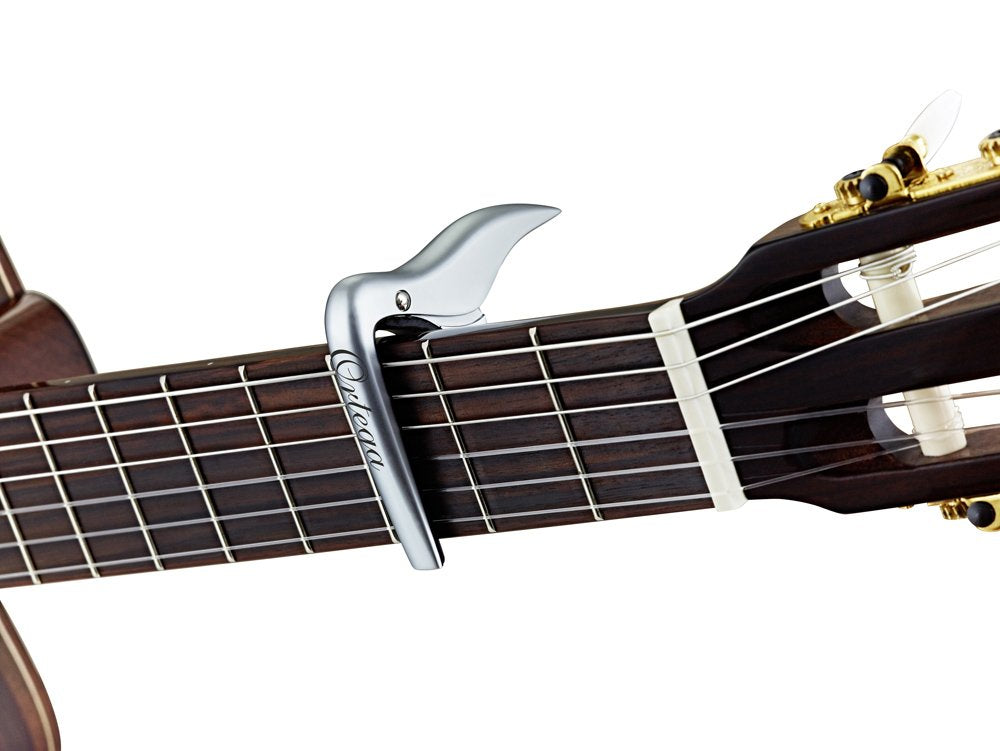 Ortega Guitars Capo-Quick Change Clamp-Classical Guitars w/Flat Fretboards (OCAPO-CR)