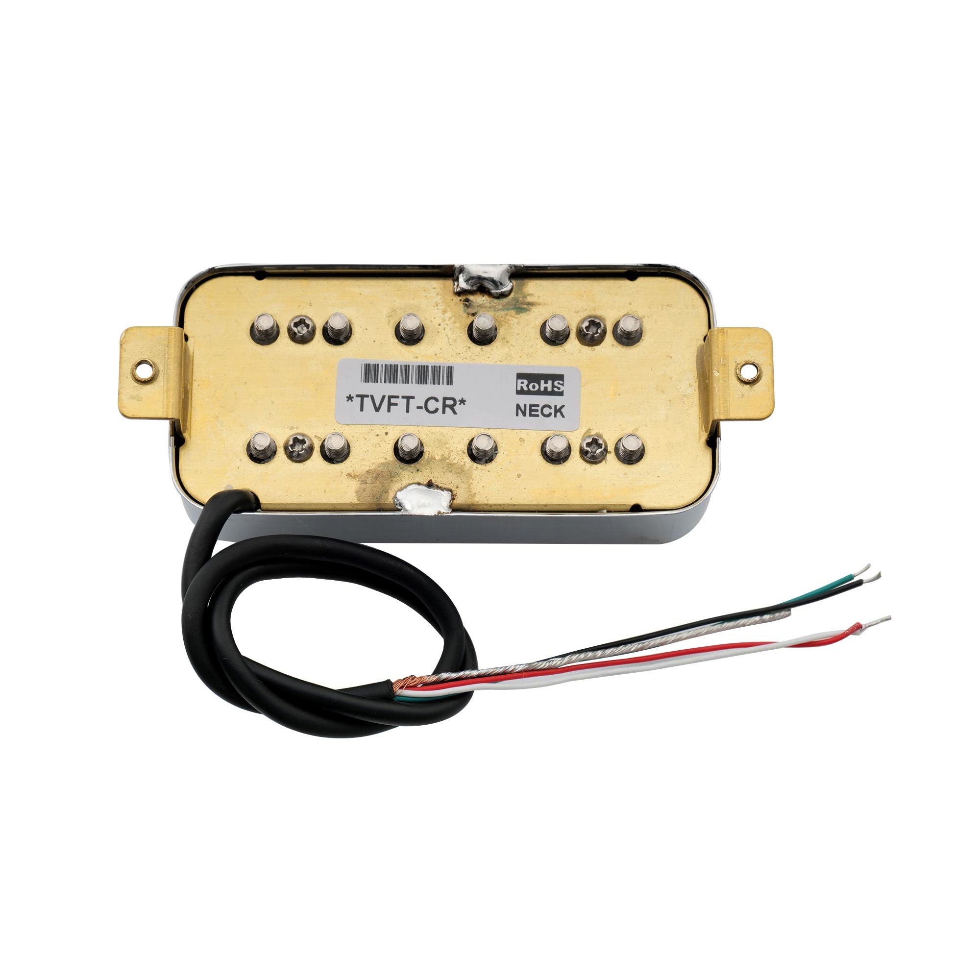 Artec TVFT-A Filtertron Style Alnico 5 Magnet Humbucker Electric Guitar Neck Pickup 5K, Chrome