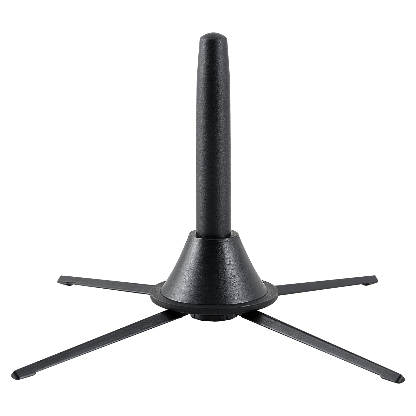 RANMING Portable Clarinet Stand - Black, Foldable, 4-Leg Support, Stable and Scratch-Resistant