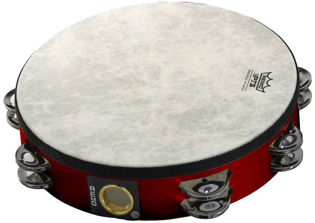 Remo Fiberskyn Tambourine - Quadura Deep Red, 8