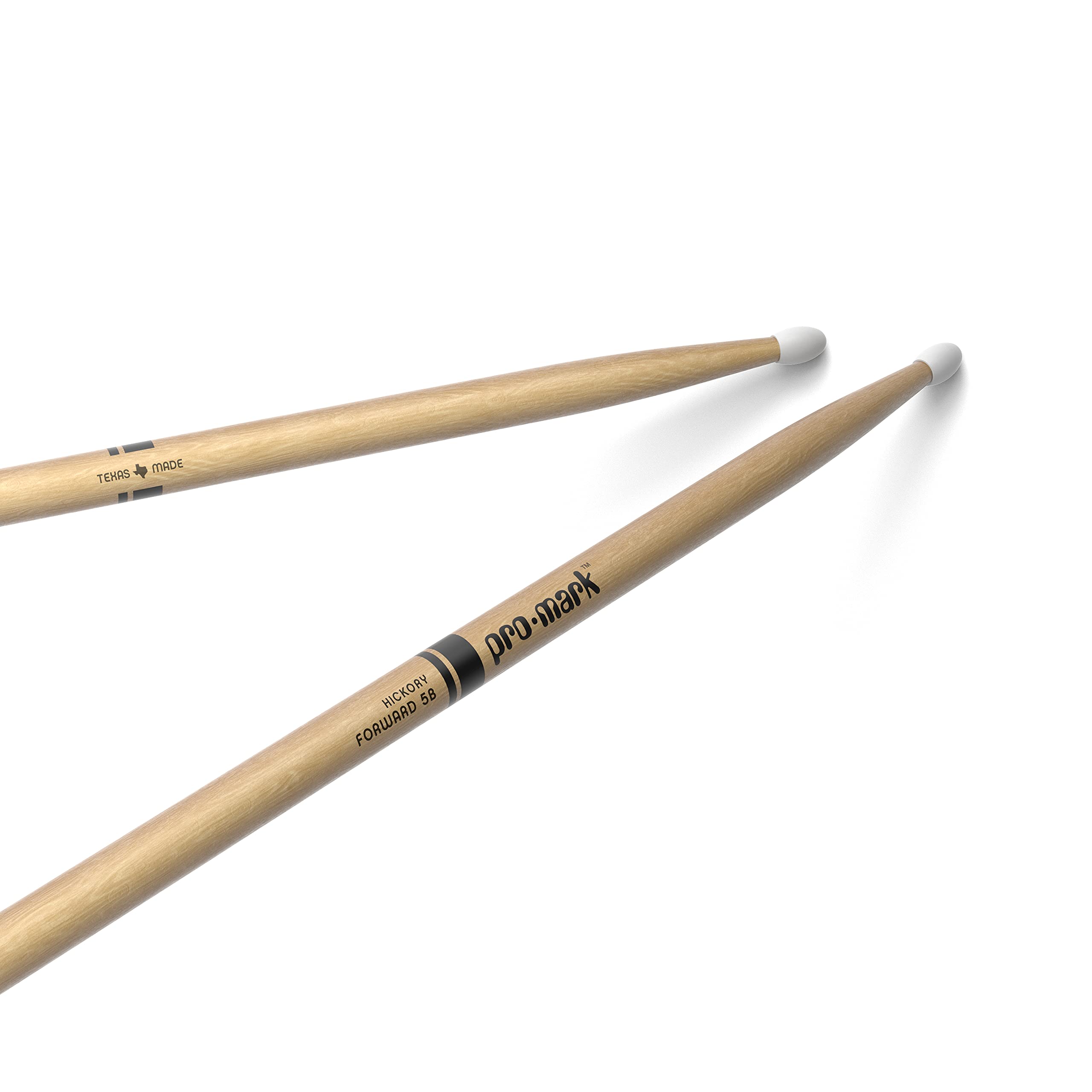 Promark TX5BN American Hickory Nylon Tip, Single Pair, 5b
