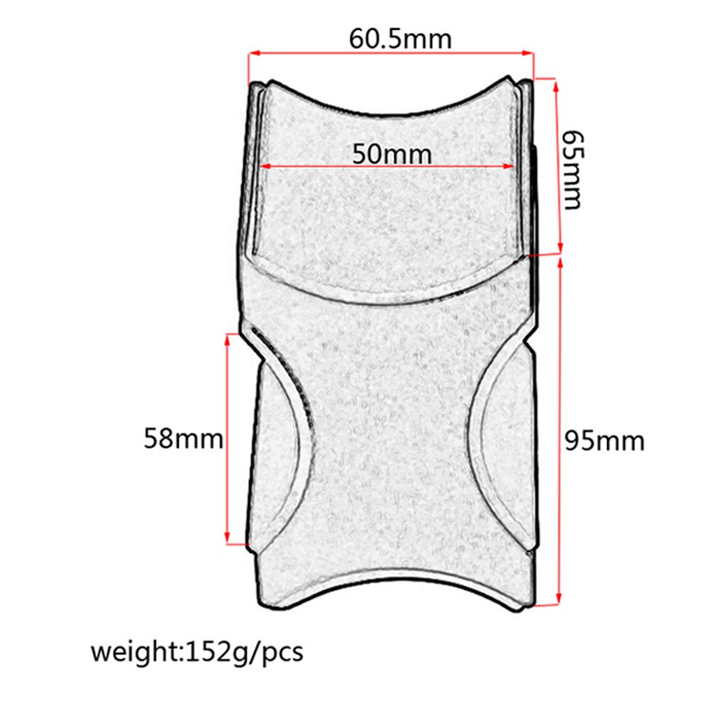 Guitar Neck Rest Support Pillow, Universal Anti-Slip Mahogany Neck Rest Works, Two Height Design Luthier Tool for Electric Acous