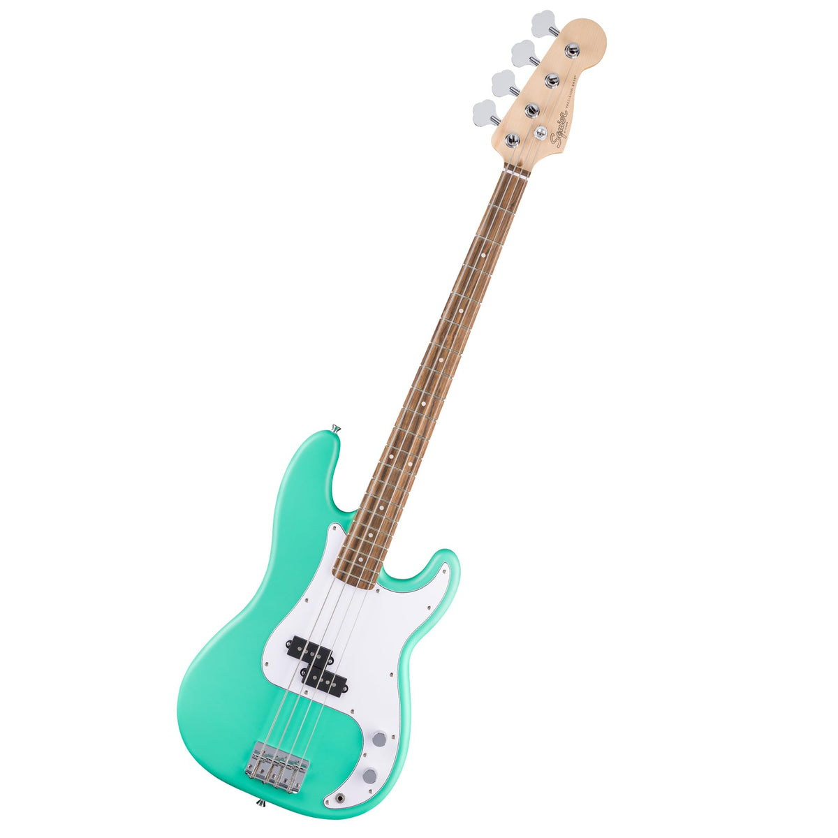 Fender Squier Debut Series Precision Bass Guitar, Beginner Guitar, 2-Year Warranty, Includes Free Lessons, Sea Foam Green With S